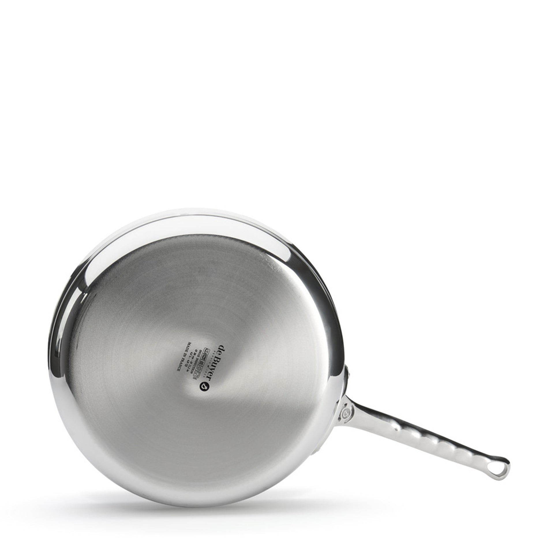STRAIGHT-EDGED STAINLESS STEEL SAUTE-PAN