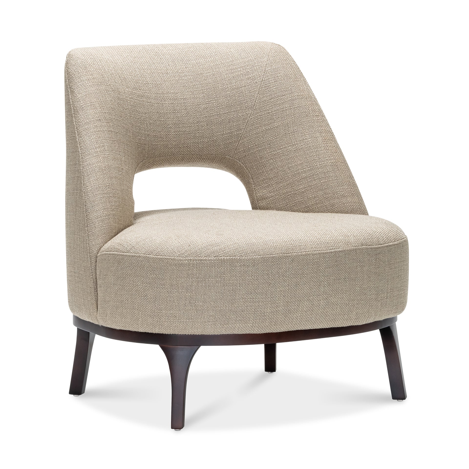 CLAUDIA MOONBEAM GREIGE ARMCHAIR