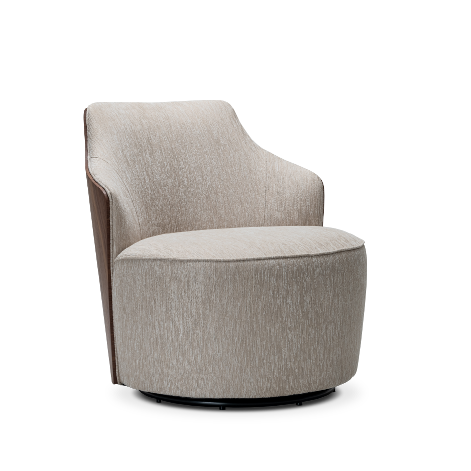 ANDROS WALNUT ACCENT CHAIR