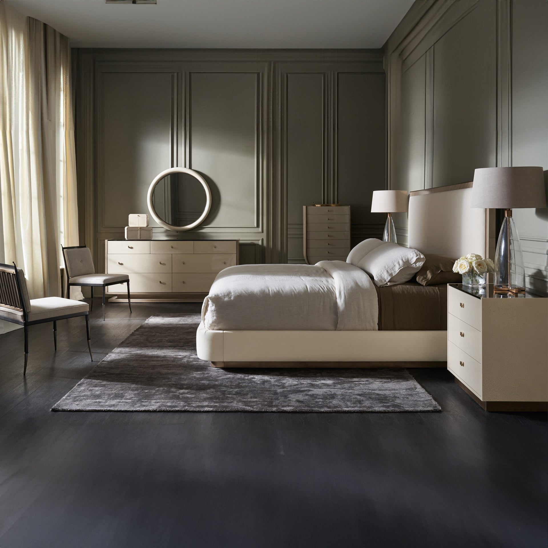 ANTHOLOG  KING W/WINGS BEDROOM SET