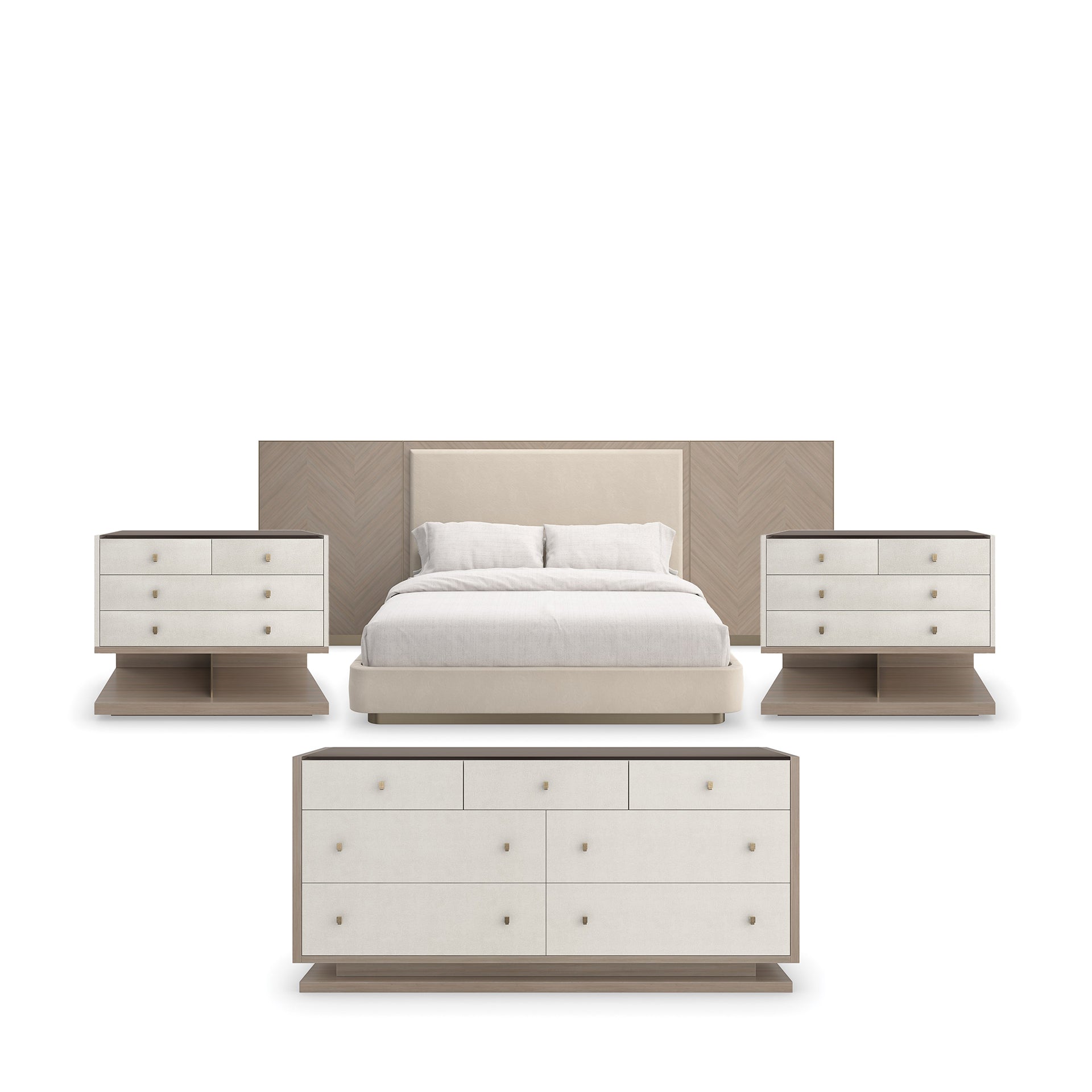 ANTHOLOG  KING W/WINGS BEDROOM SET