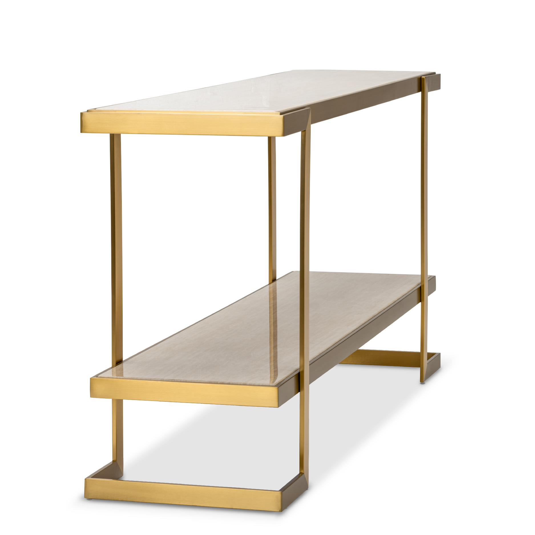 BARCLAY TRAVERTINE CONSOLE