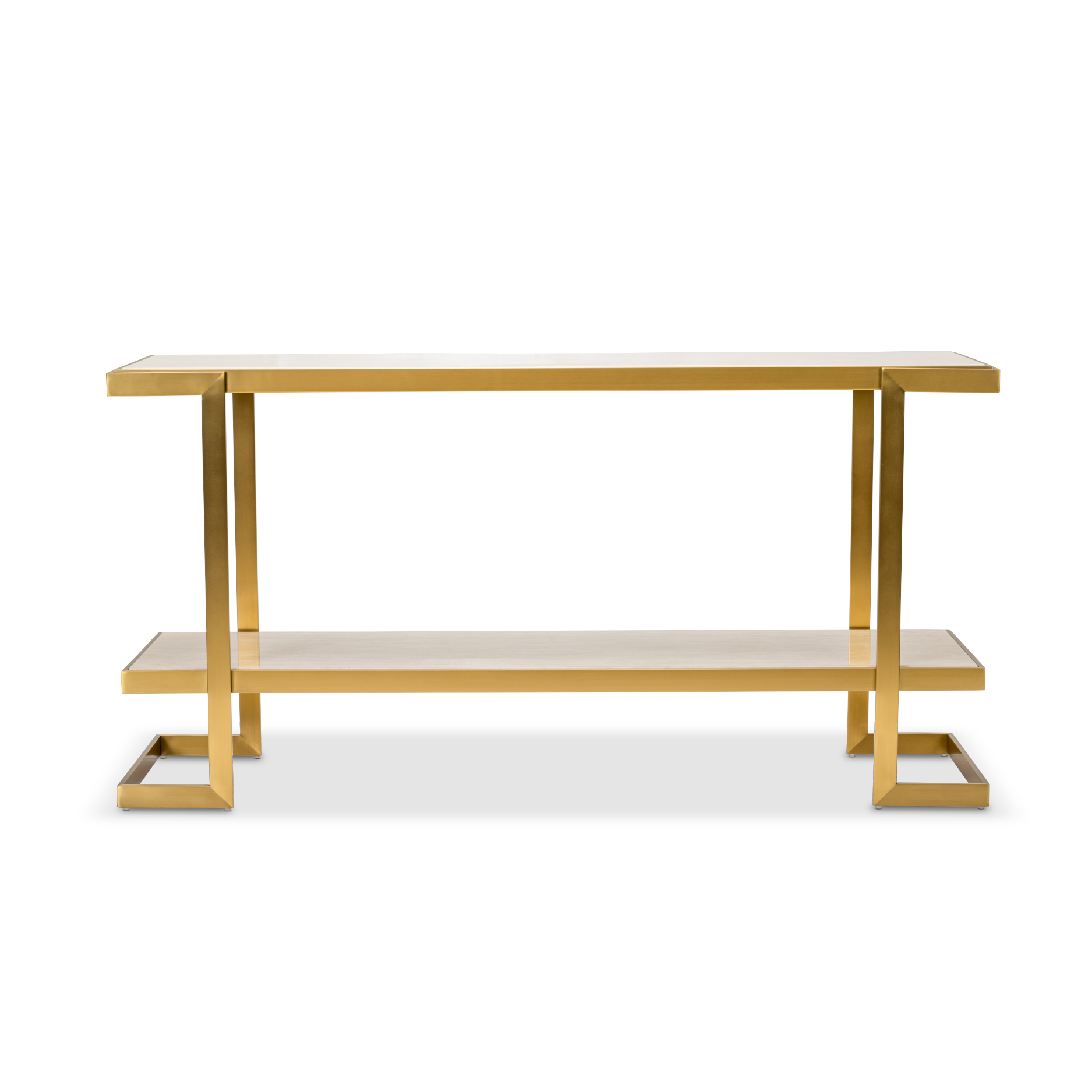 BARCLAY TRAVERTINE CONSOLE