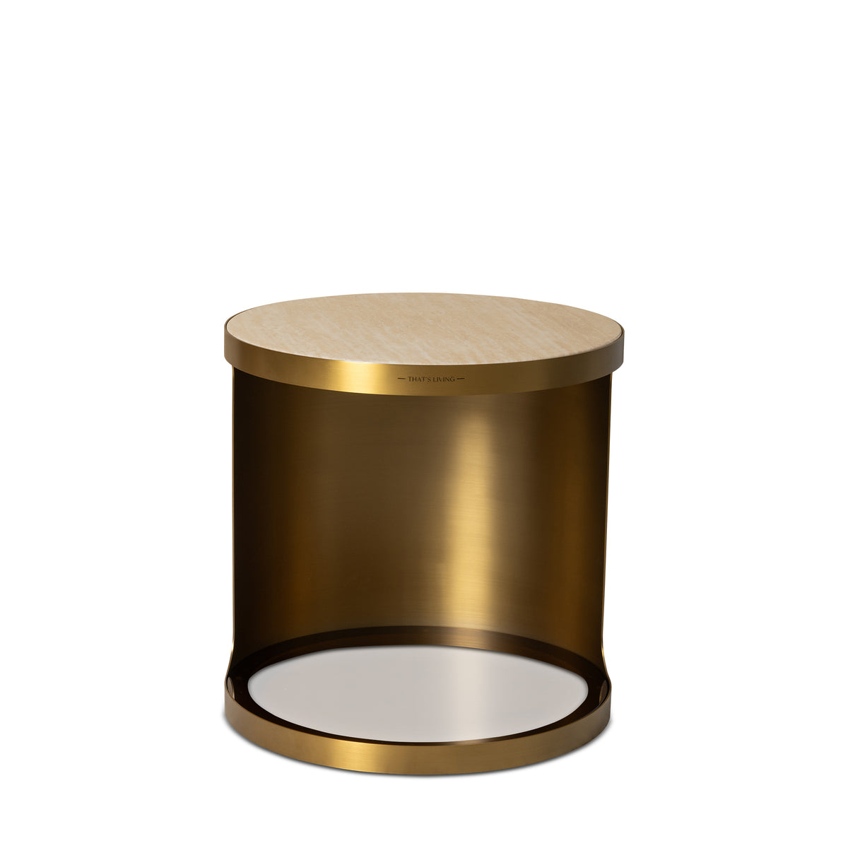 SHANNON TRAVERTINE END TABLE