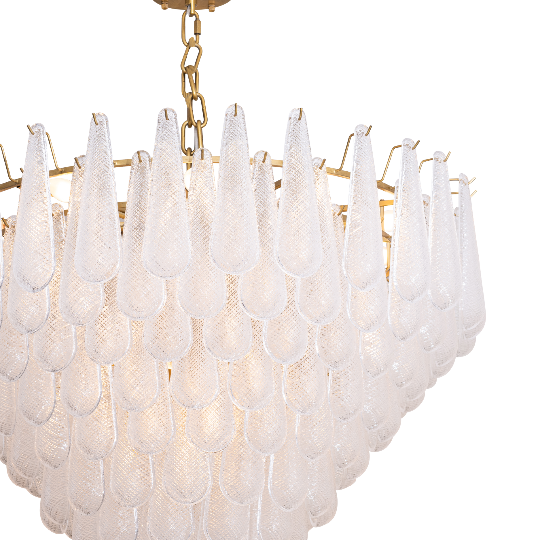 BEAUMONT ROUND GLASS CHANDELIER