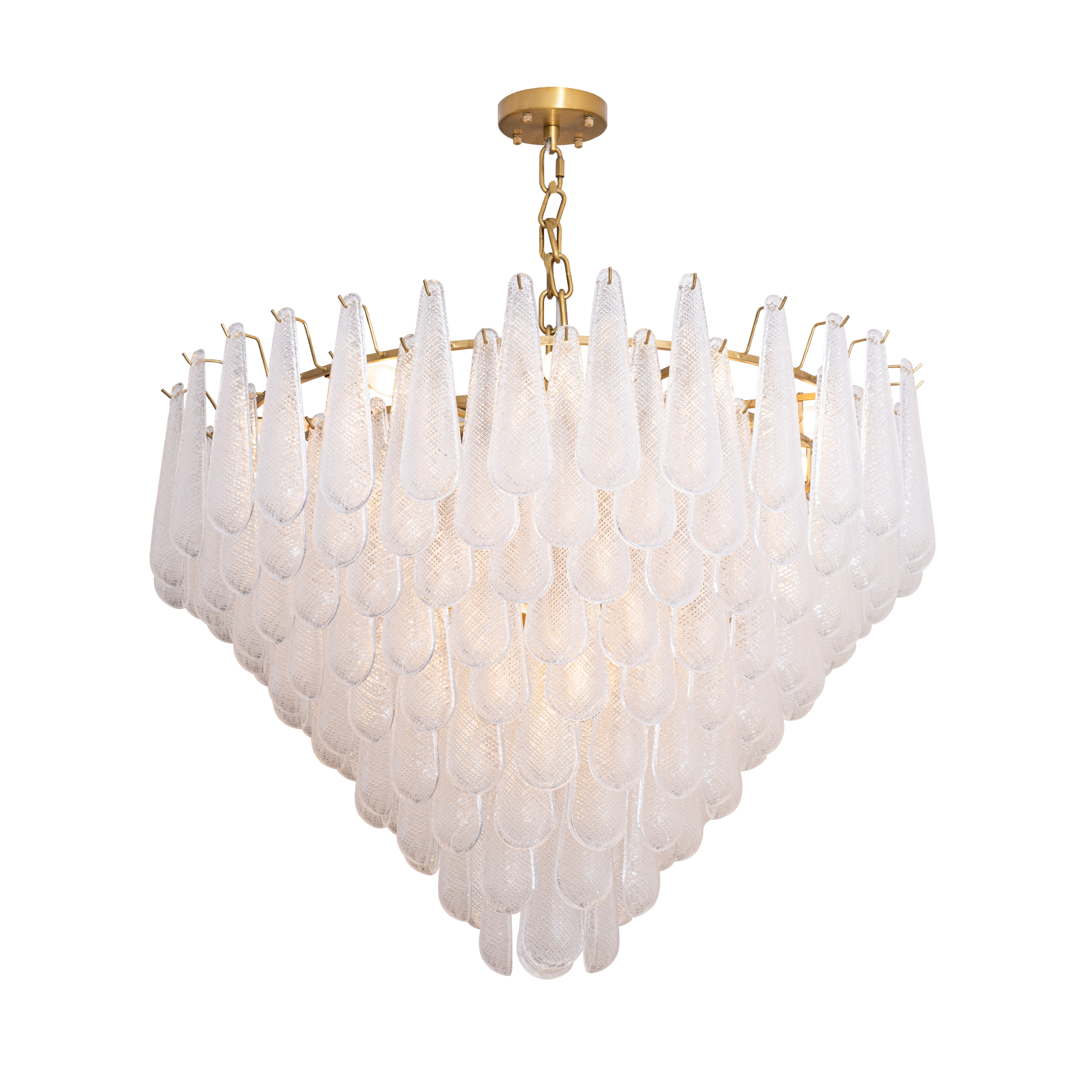 BEAUMONT ROUND GLASS CHANDELIER