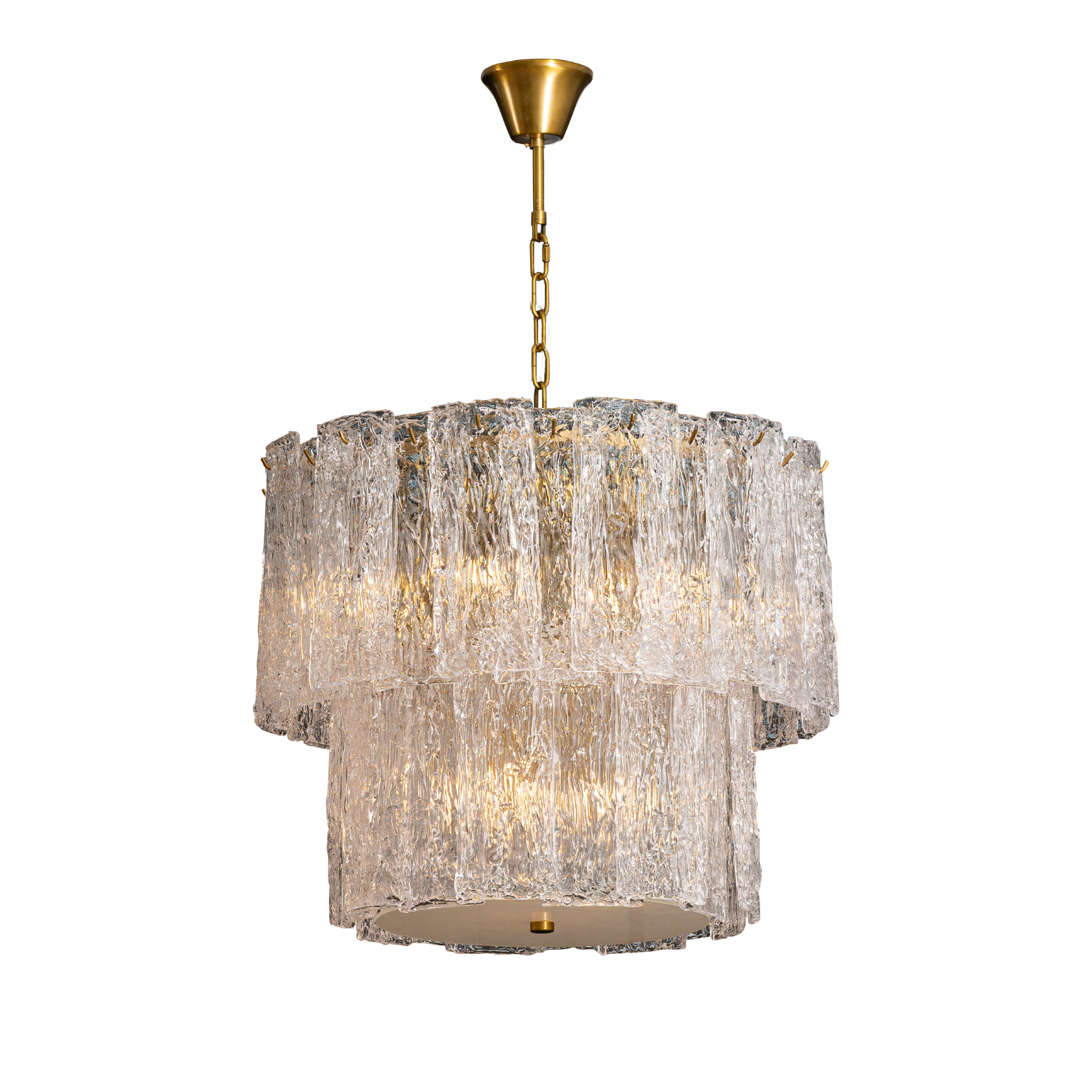 AVA MEDIUM ANTIQUE BRASS CHANDELIER