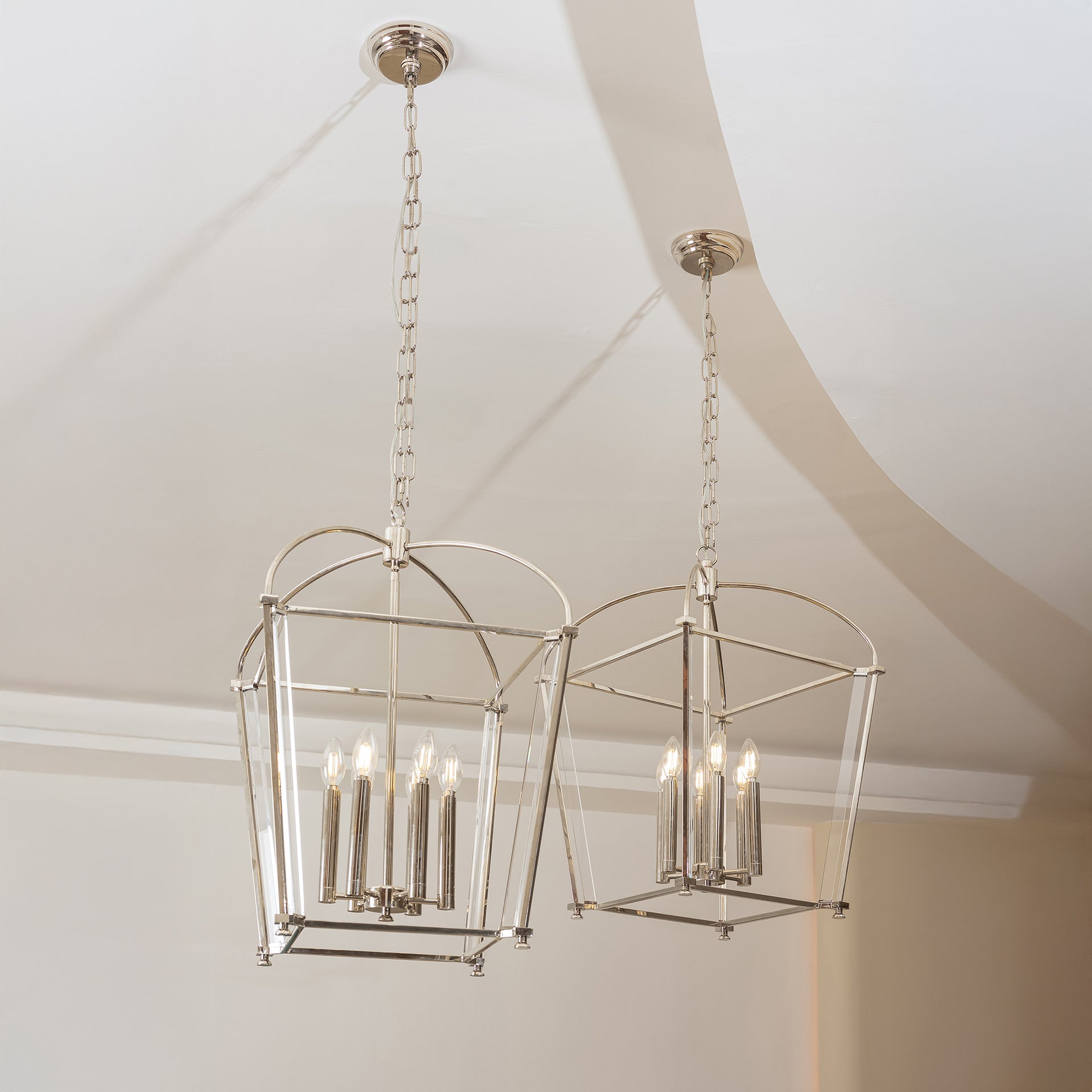 CHATEAU METAL CHANDELIER