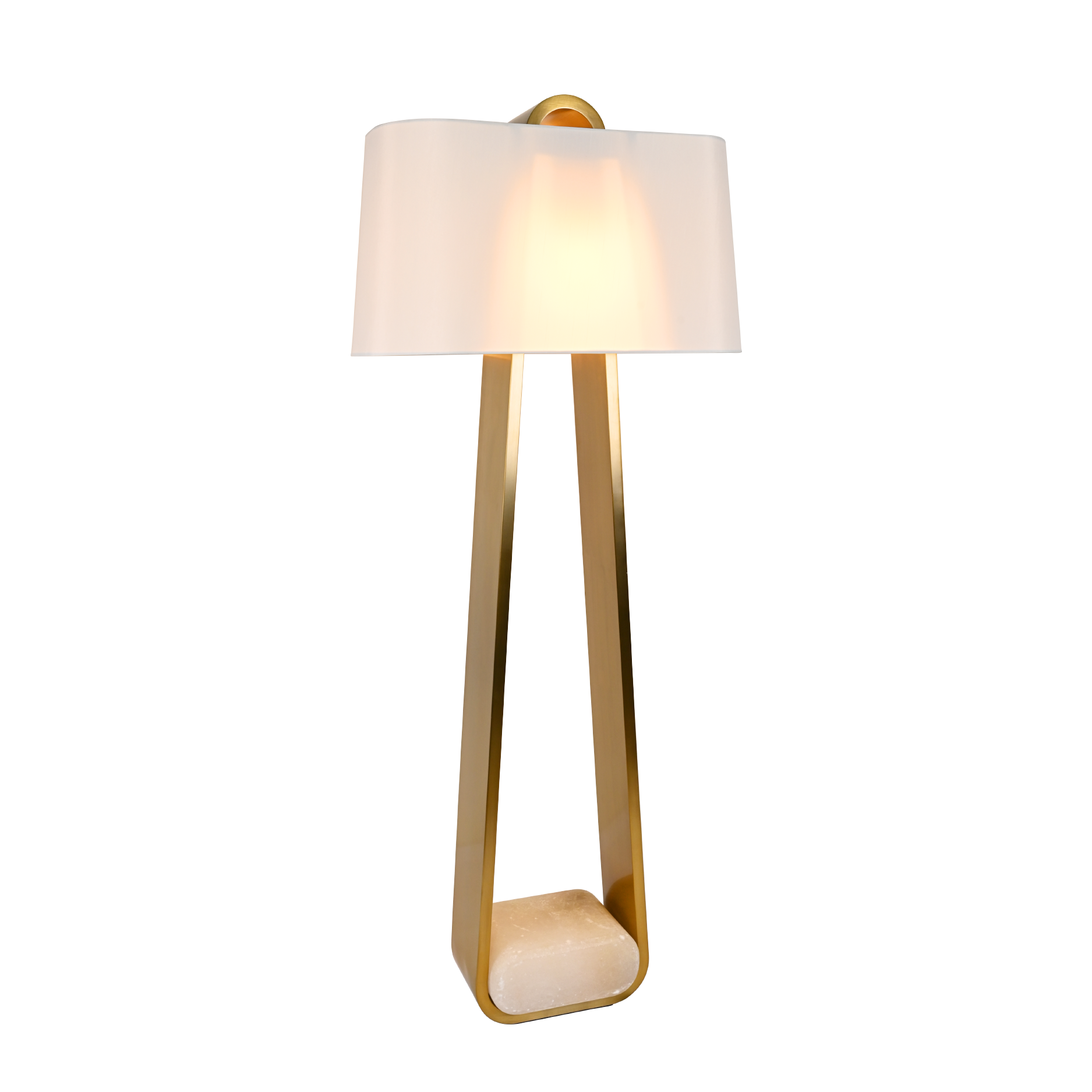 ANDERS ANTIQUE BRASS FLOOR LAMP