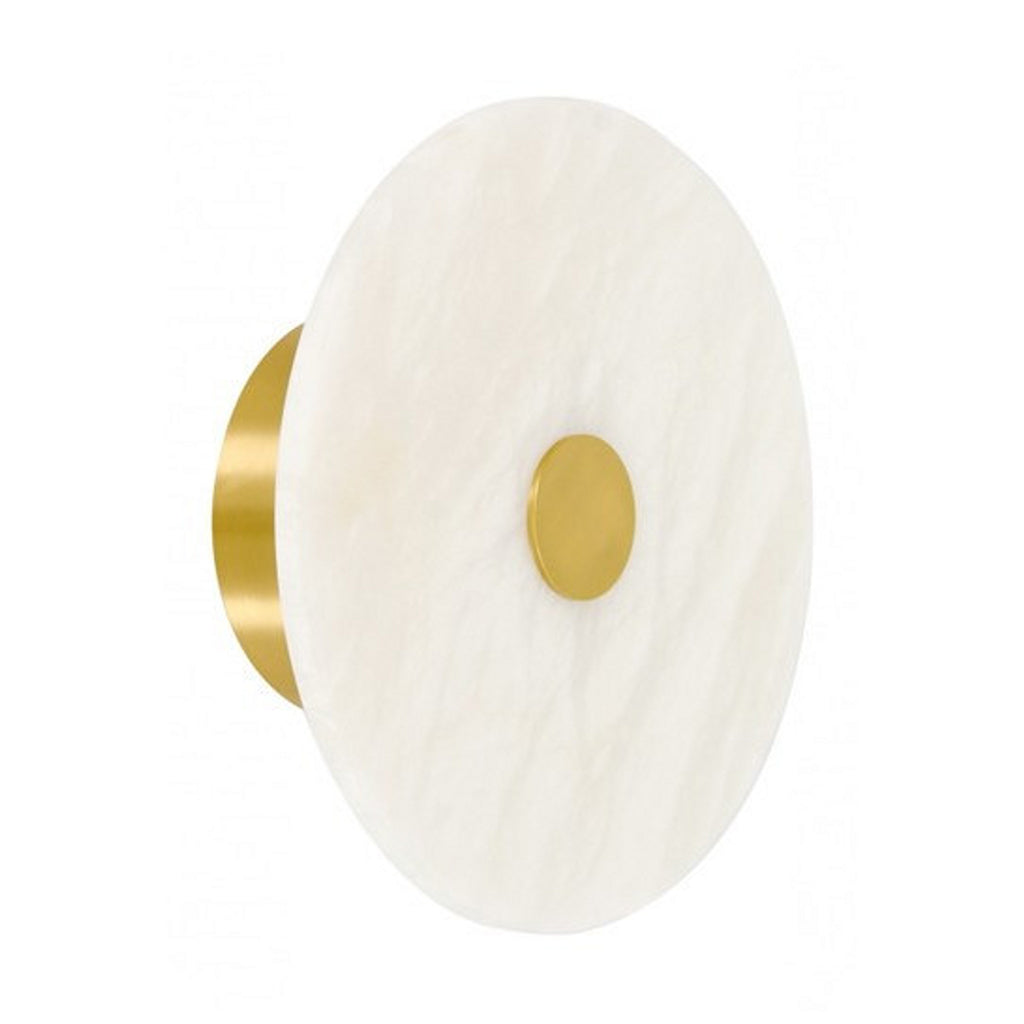 SEMICIRCLE ALABASTER WALL LAMP