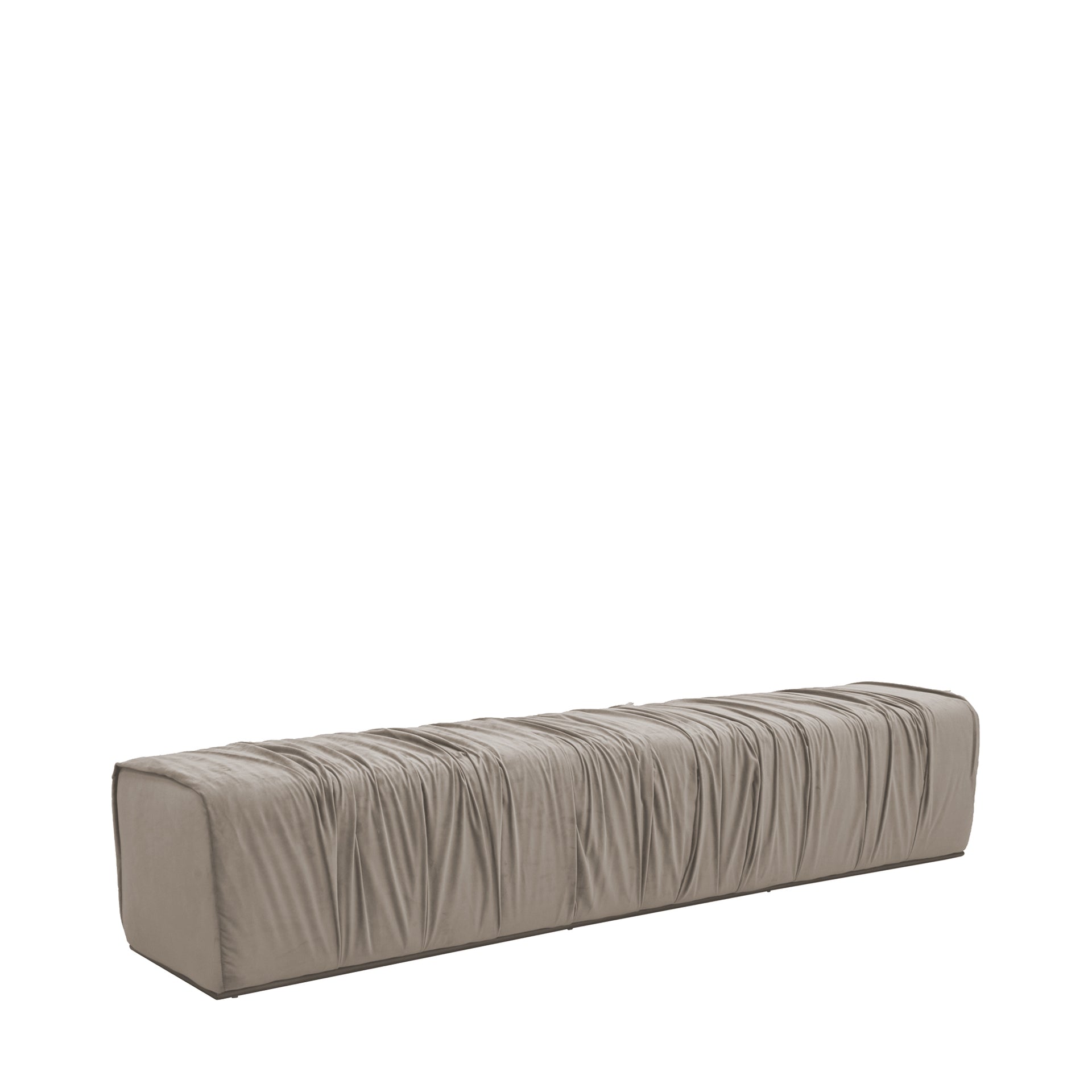 DONTE NATURAL VELVET BENCH