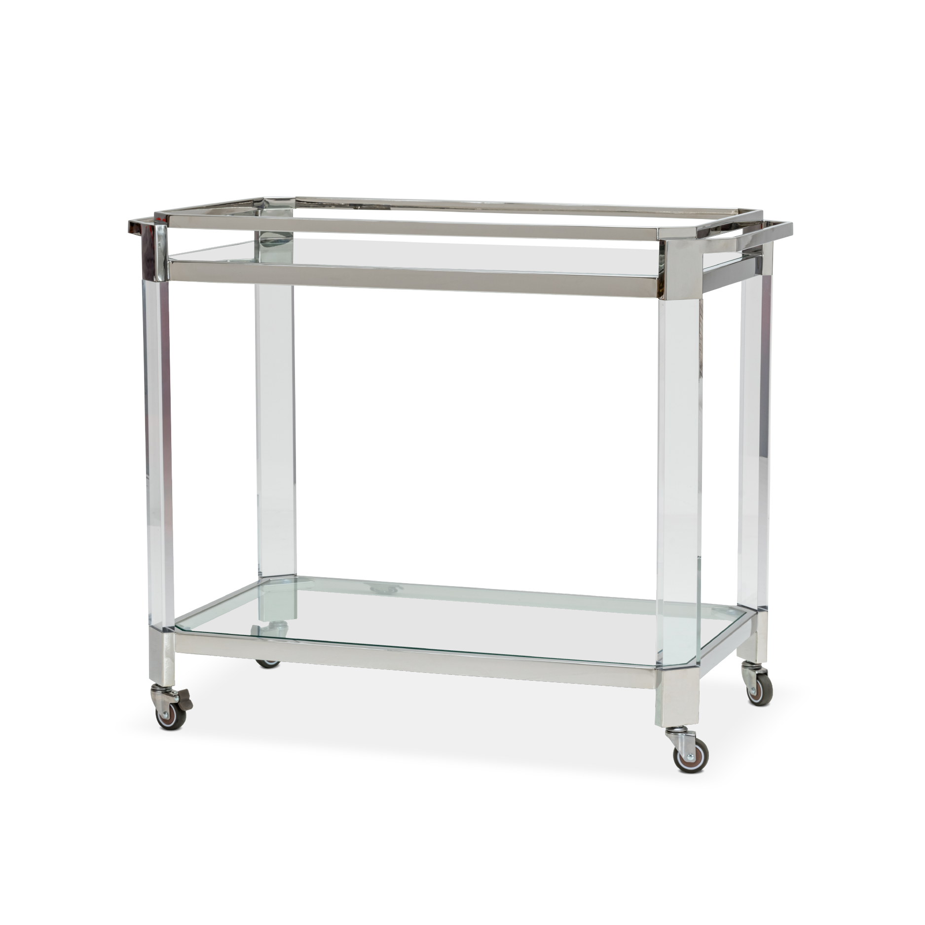 CORTONA POLISHED NICKEL TROLLEY