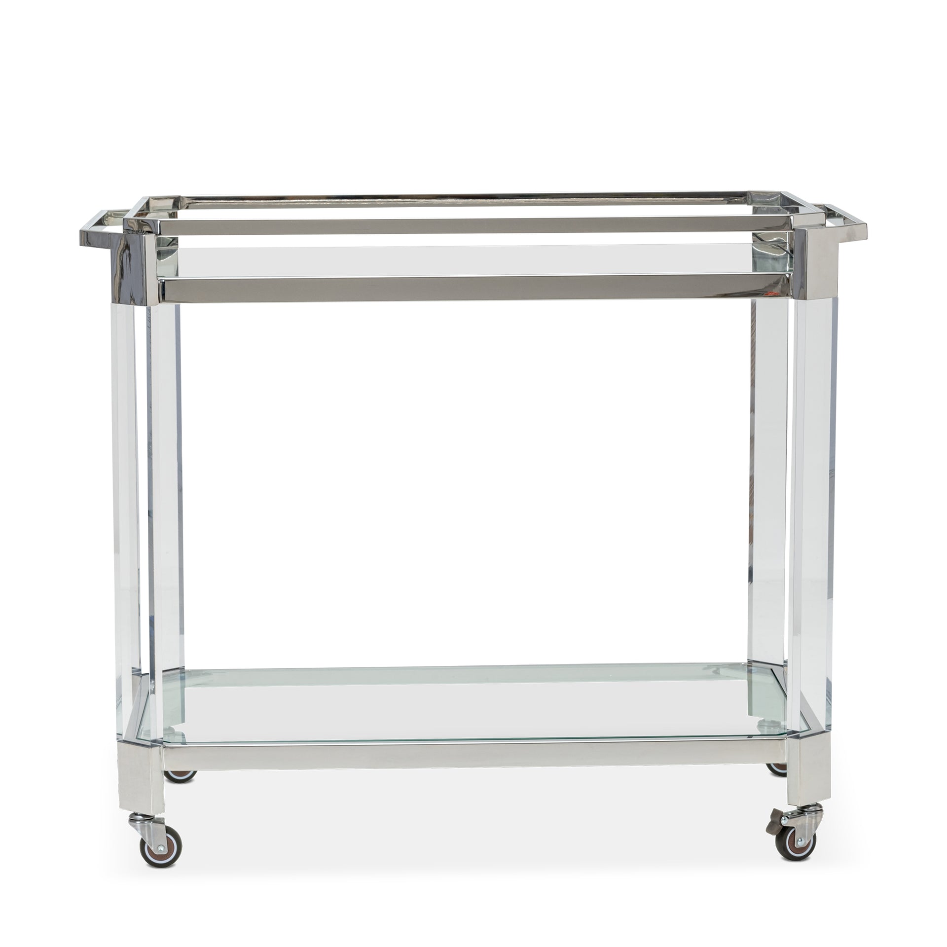 CORTONA POLISHED NICKEL TROLLEY