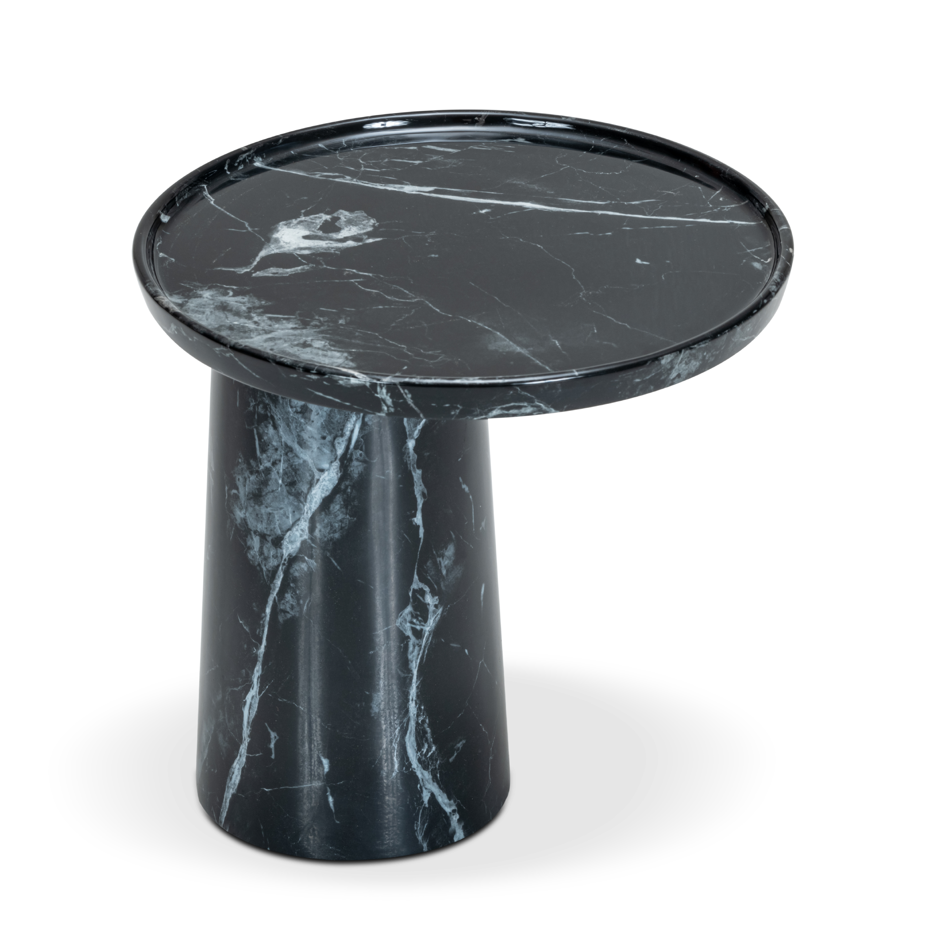 FLAMARA NOIR OVAL END TABLE