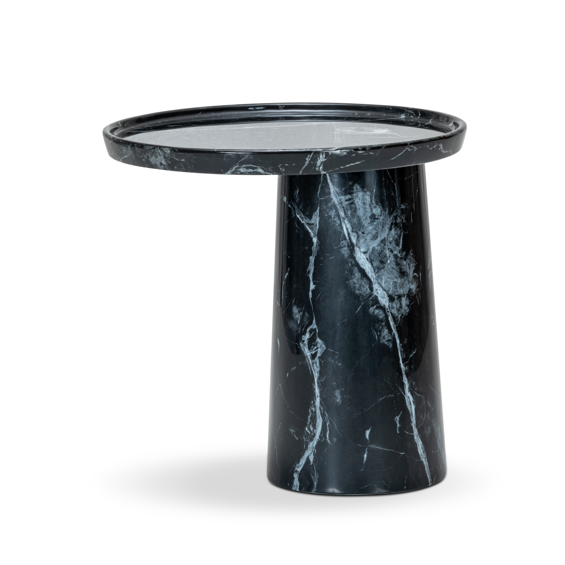 FLAMARA NOIR OVAL END
TABLE