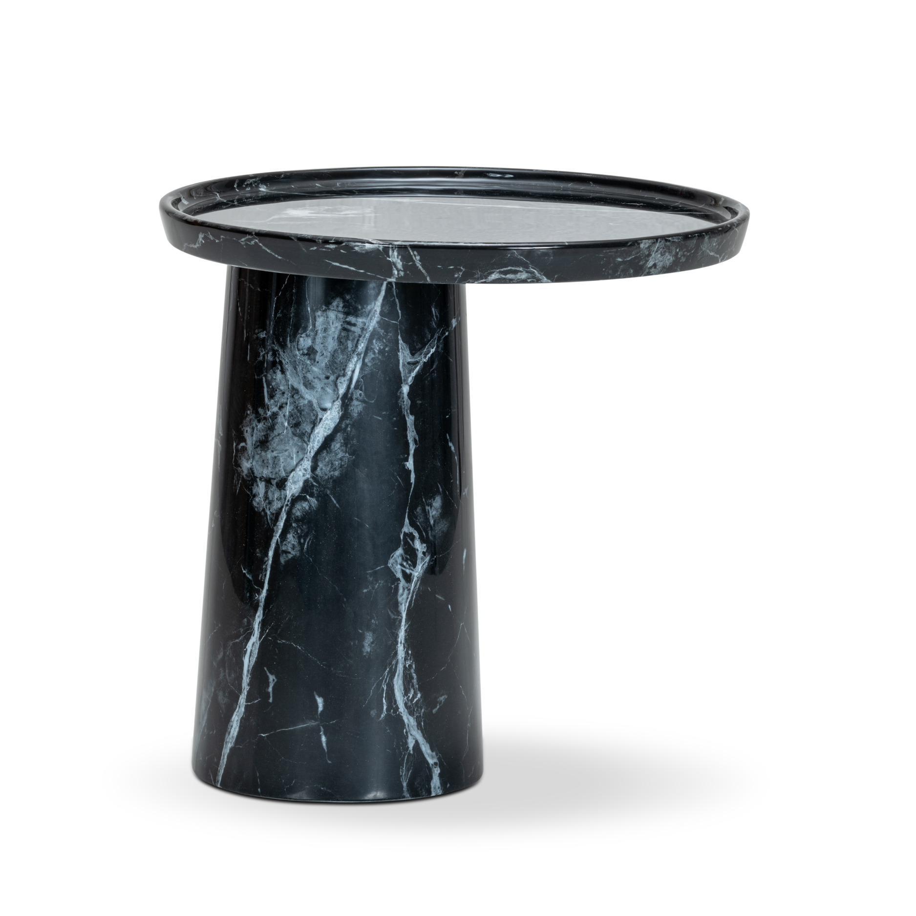 FLAMARA NOIR OVAL END TABLE