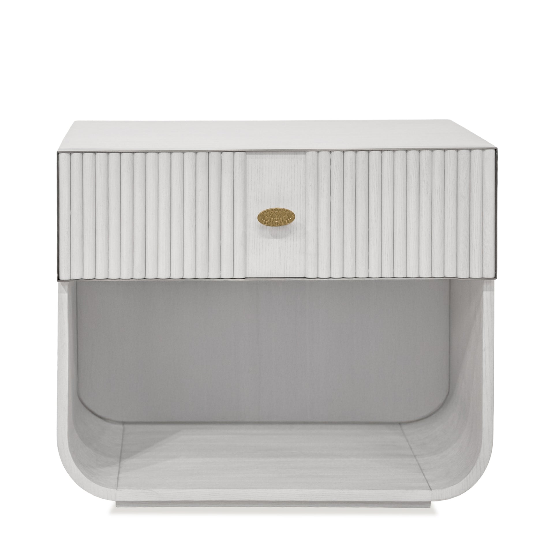 FLUTE SINGLE DRAWER NIGHTSTAND
