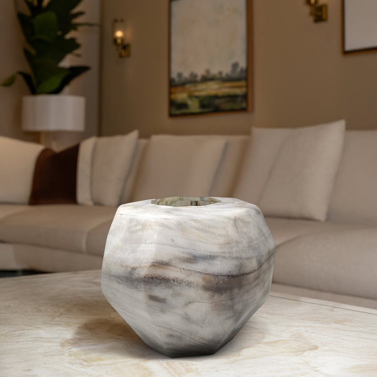 FROSTED HARMONY VASE
