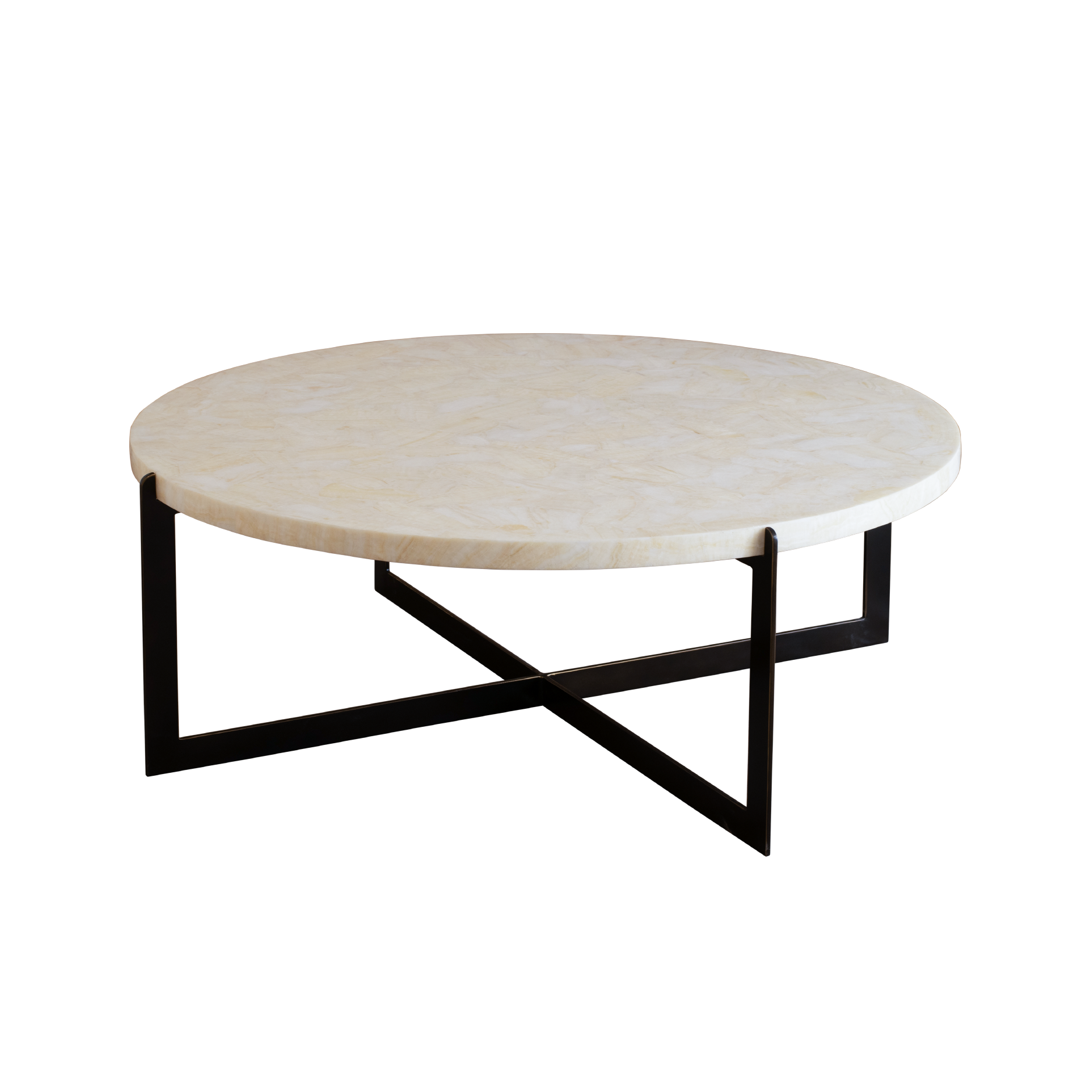 CIELO CRYSTAL STONE COFFEE TABLE