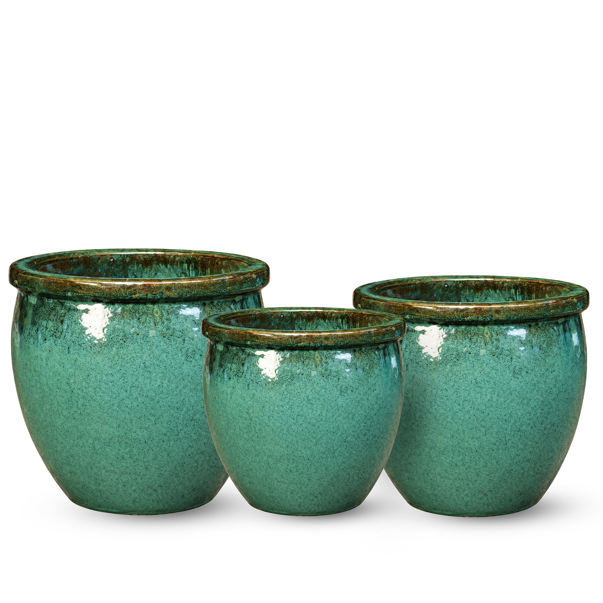 EMBAPE VERDE ROUND SET OF 3