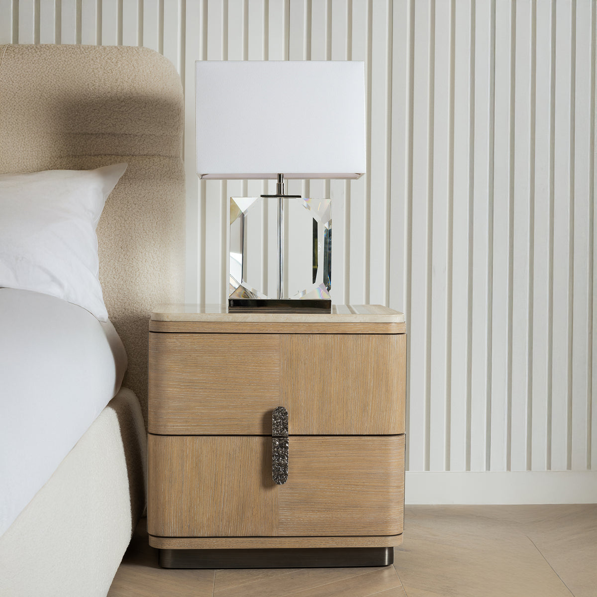 ASHFORD 2-DRAWER NIGHTSTAND