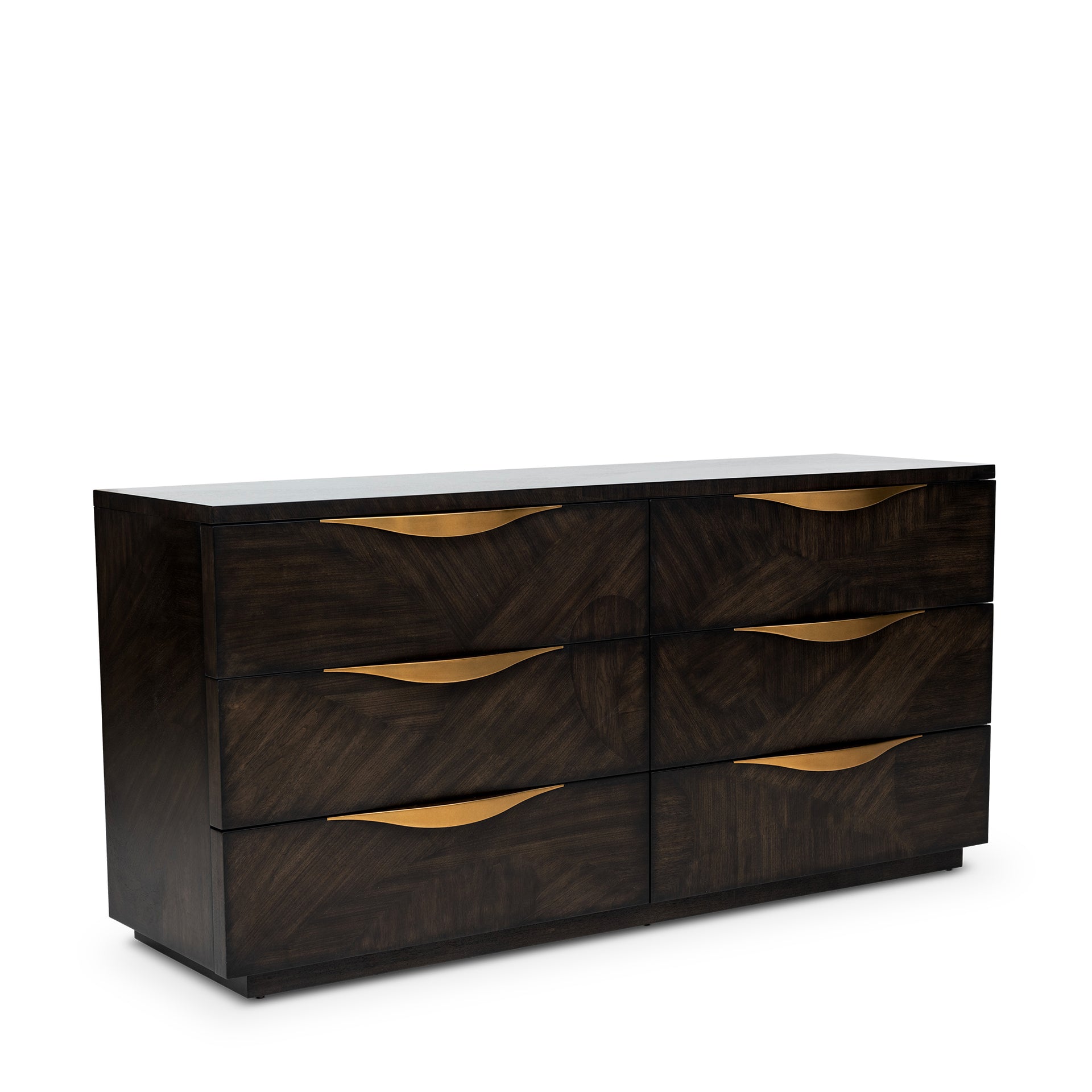 VALLERY DARK WALNUT 6-DRAWER CHEST