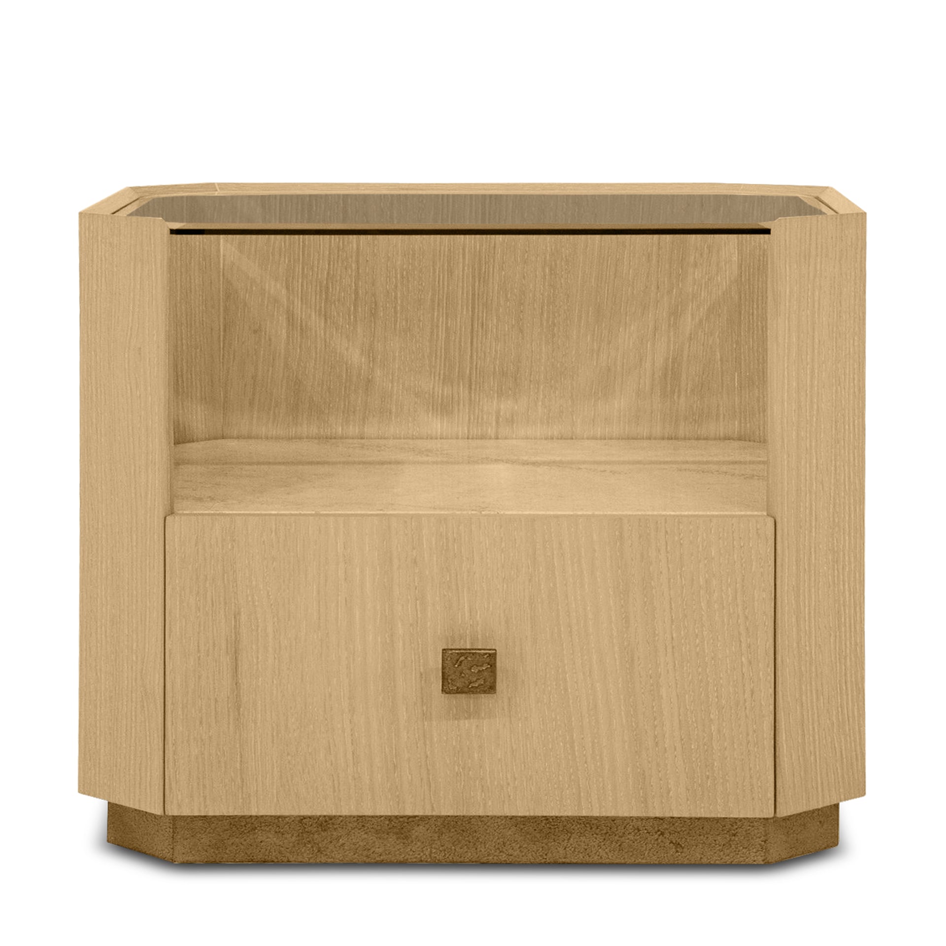 CARLTON 60 HAMPTON OAK SINGLE DRAWER NIGHTSTAND