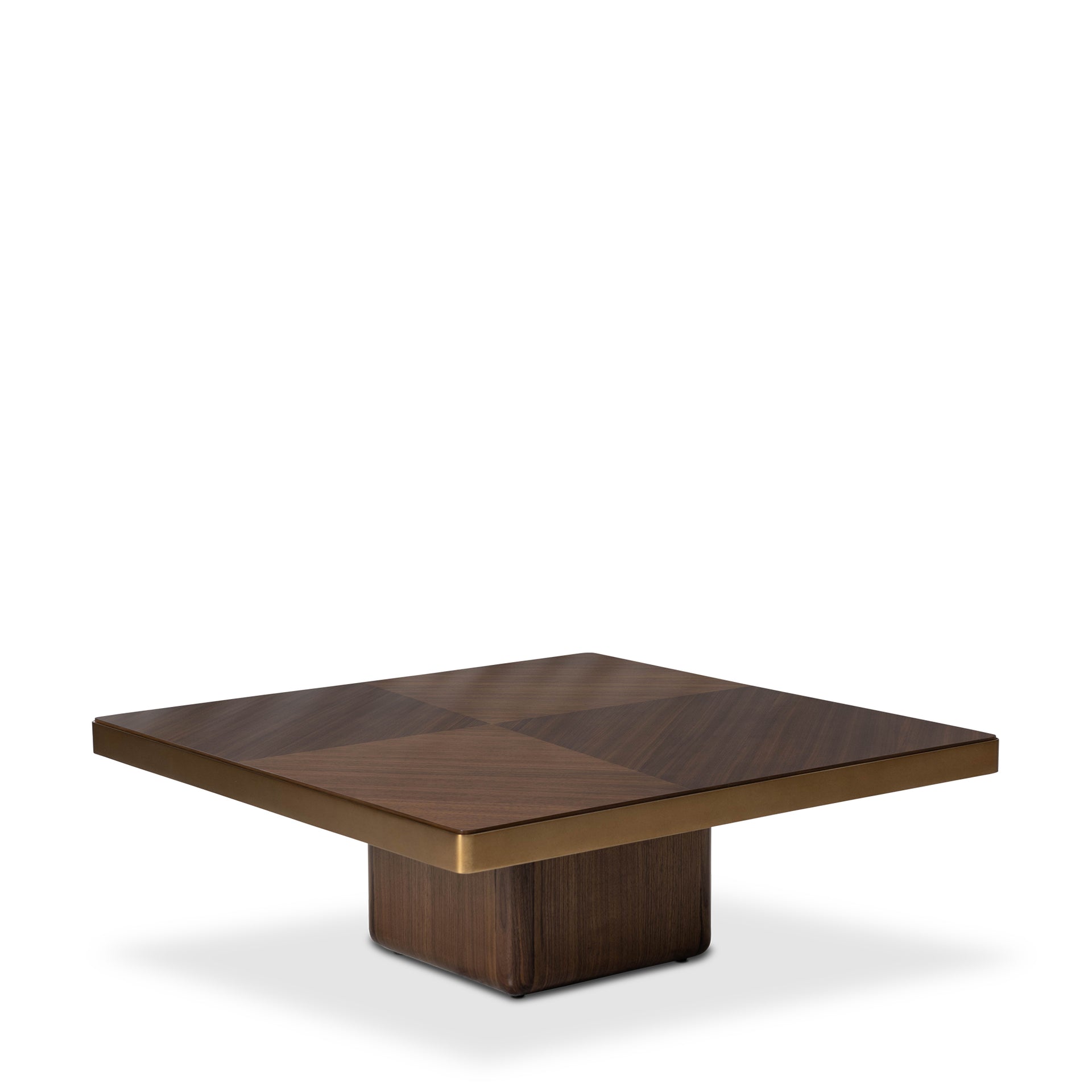 DIMITRI MIDTONE WALNUT SQUARE COCKTAIL TABLE