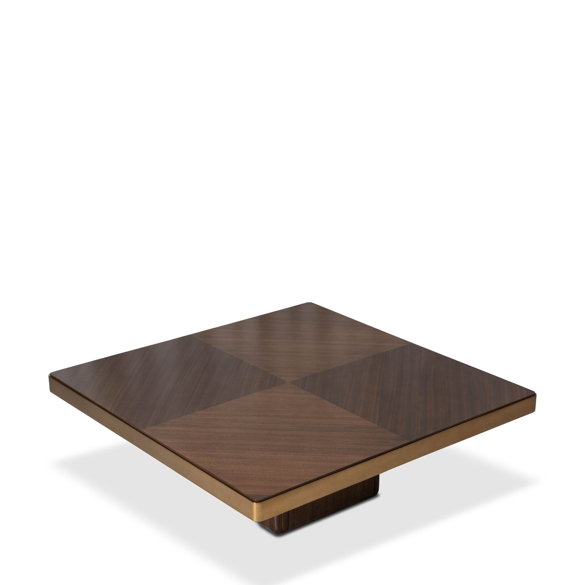 DIMITRI MIDTONE WALNUT SQUARE COCKTAIL TABLE