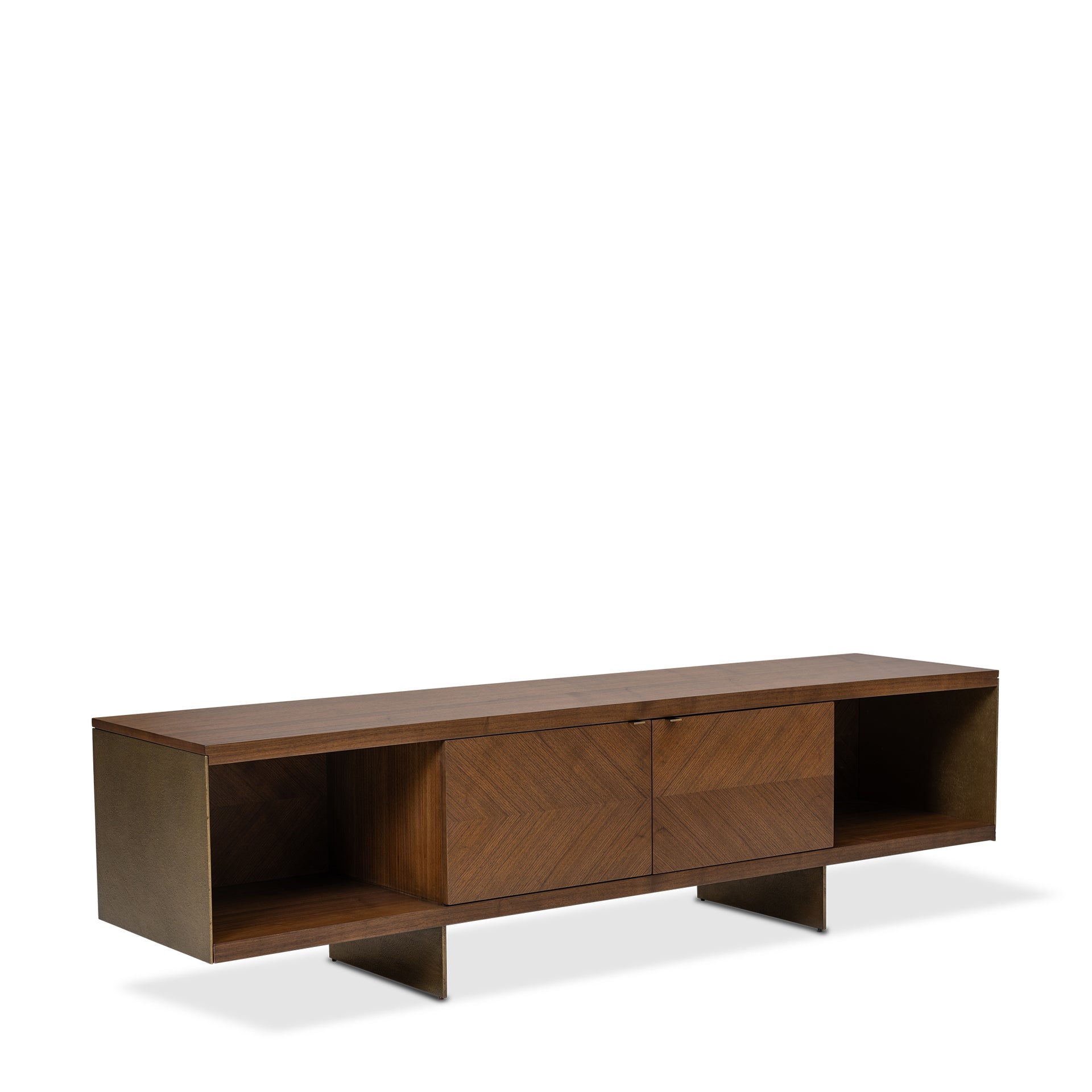 DIMITRI MIDTONE WALNUT MEDIA CABINET