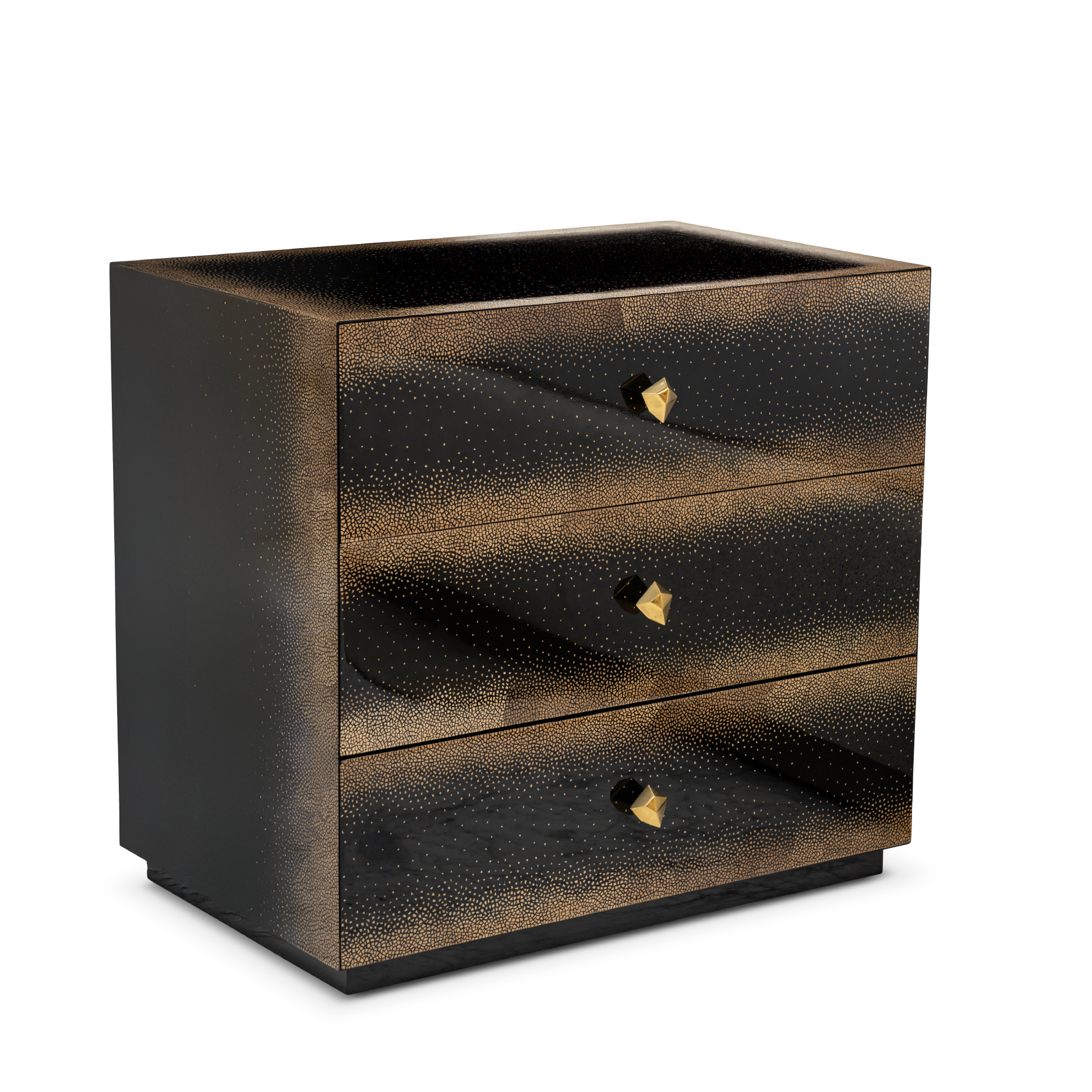 BRETTON 3-DRAWER NIGHTSTAND