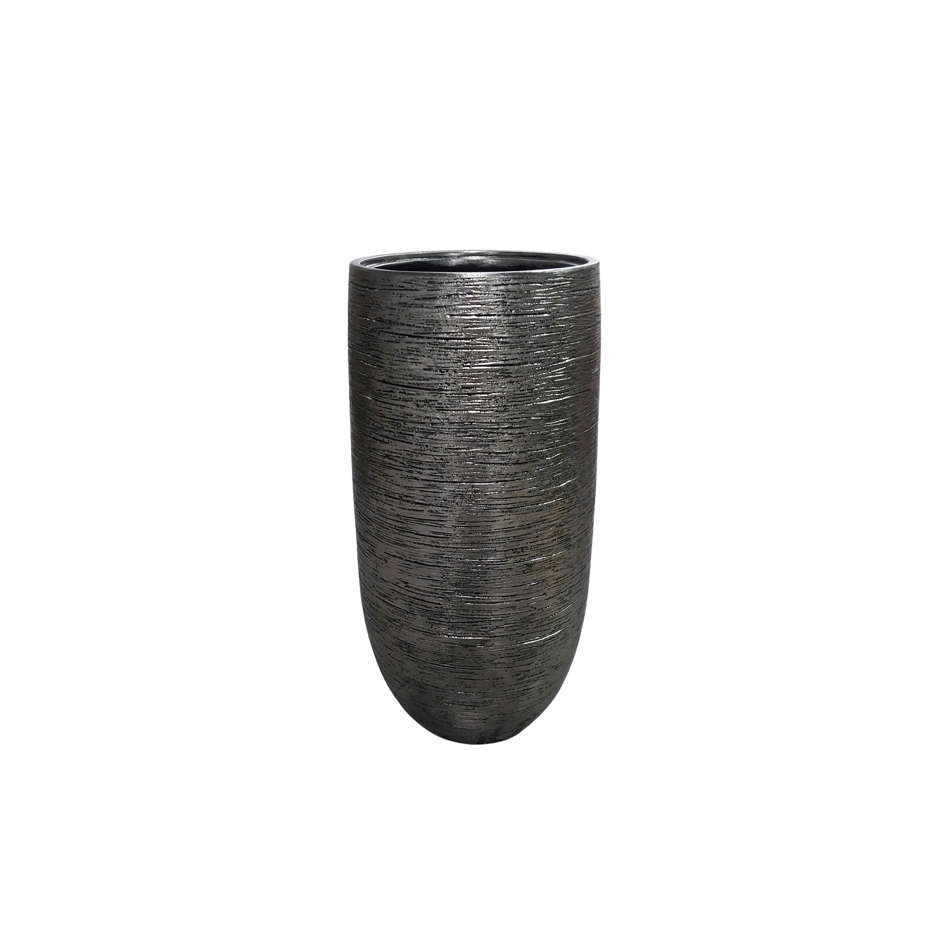 ATLANTA SILVER LOW PLANTER