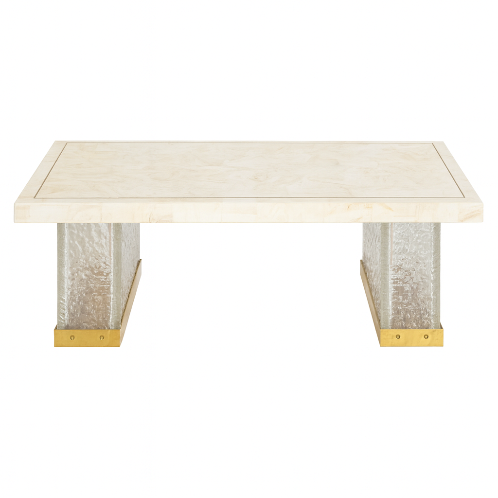 REGINA CRYSTAL STONE COFFEE TABLE