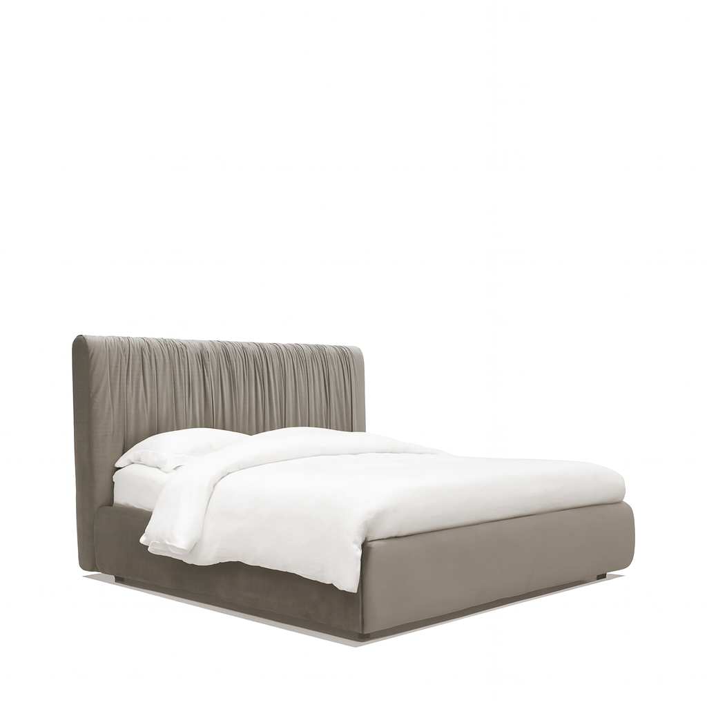 DONTE NATURAL VELVET KING BED