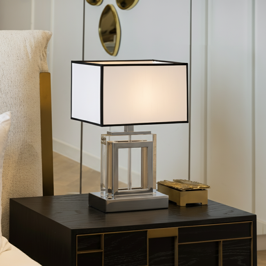 DONNA NICKEL TABLE LAMP
