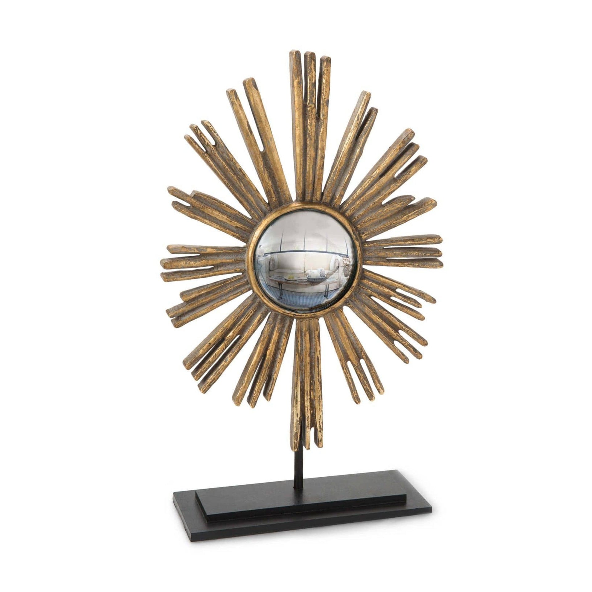 MILTON ACCENT MIRROR GOLD LEAF
