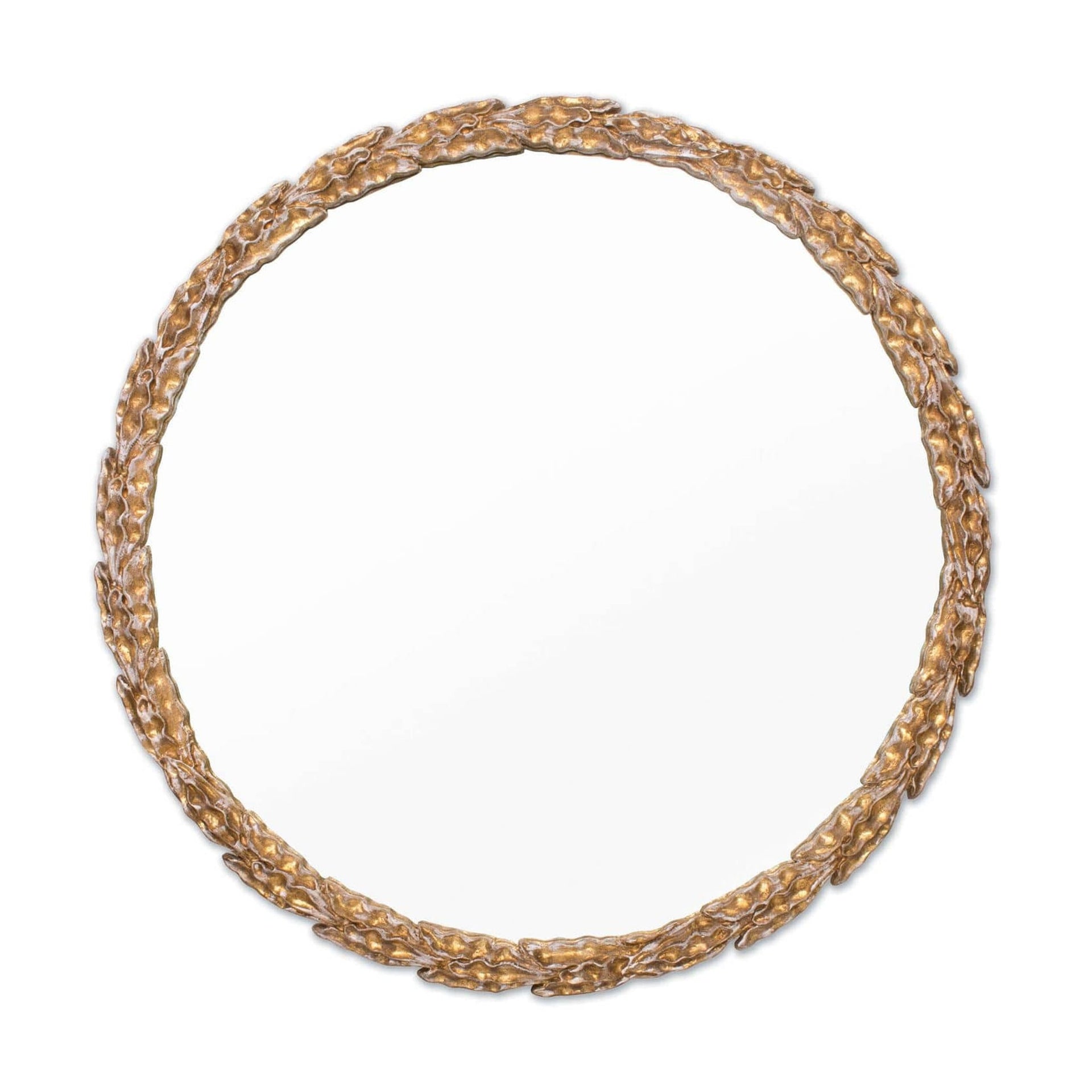 OLIVE BRANCH MIRROR GOLD LEAF