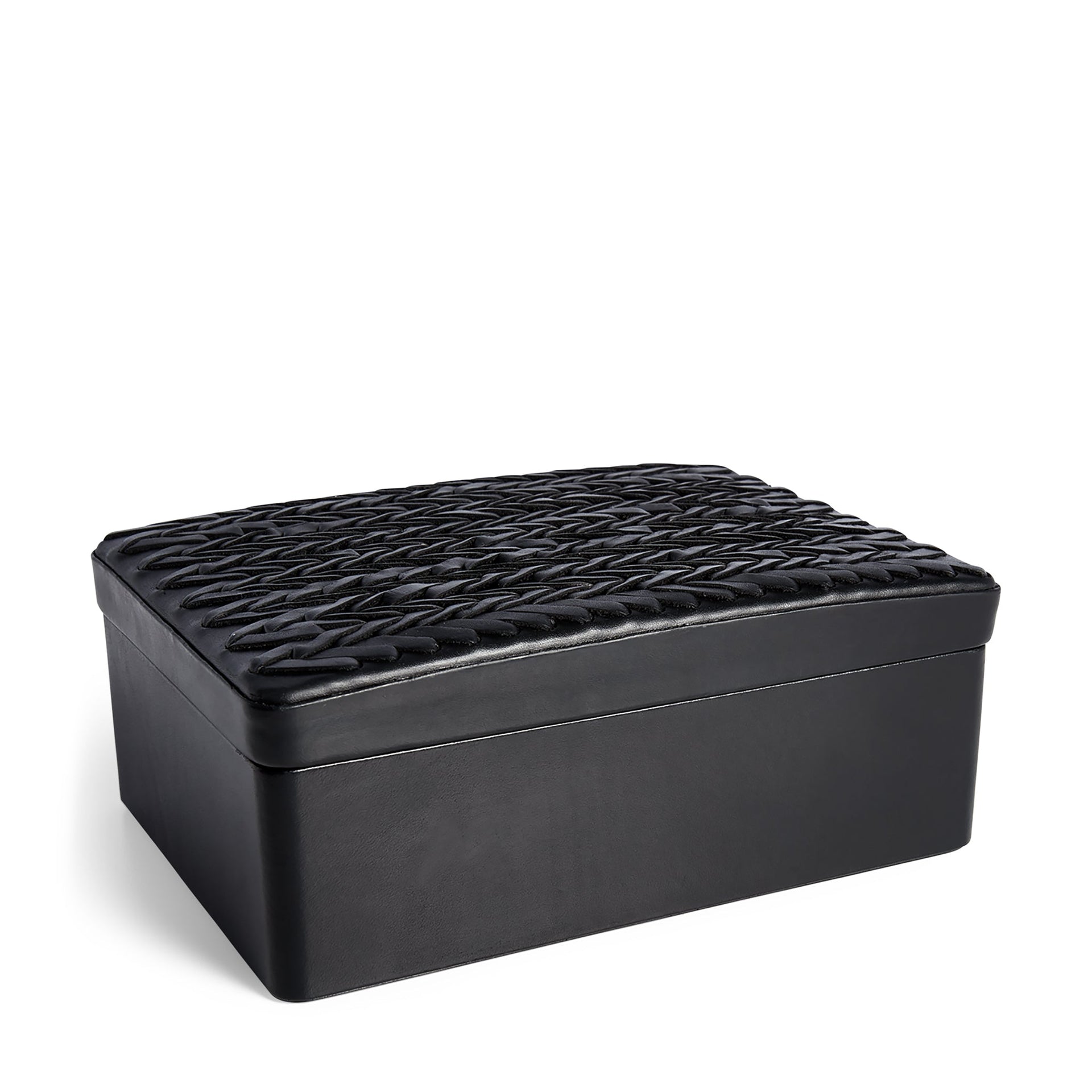 ADRIENNE BOX IN CALFSKIN - BLACK