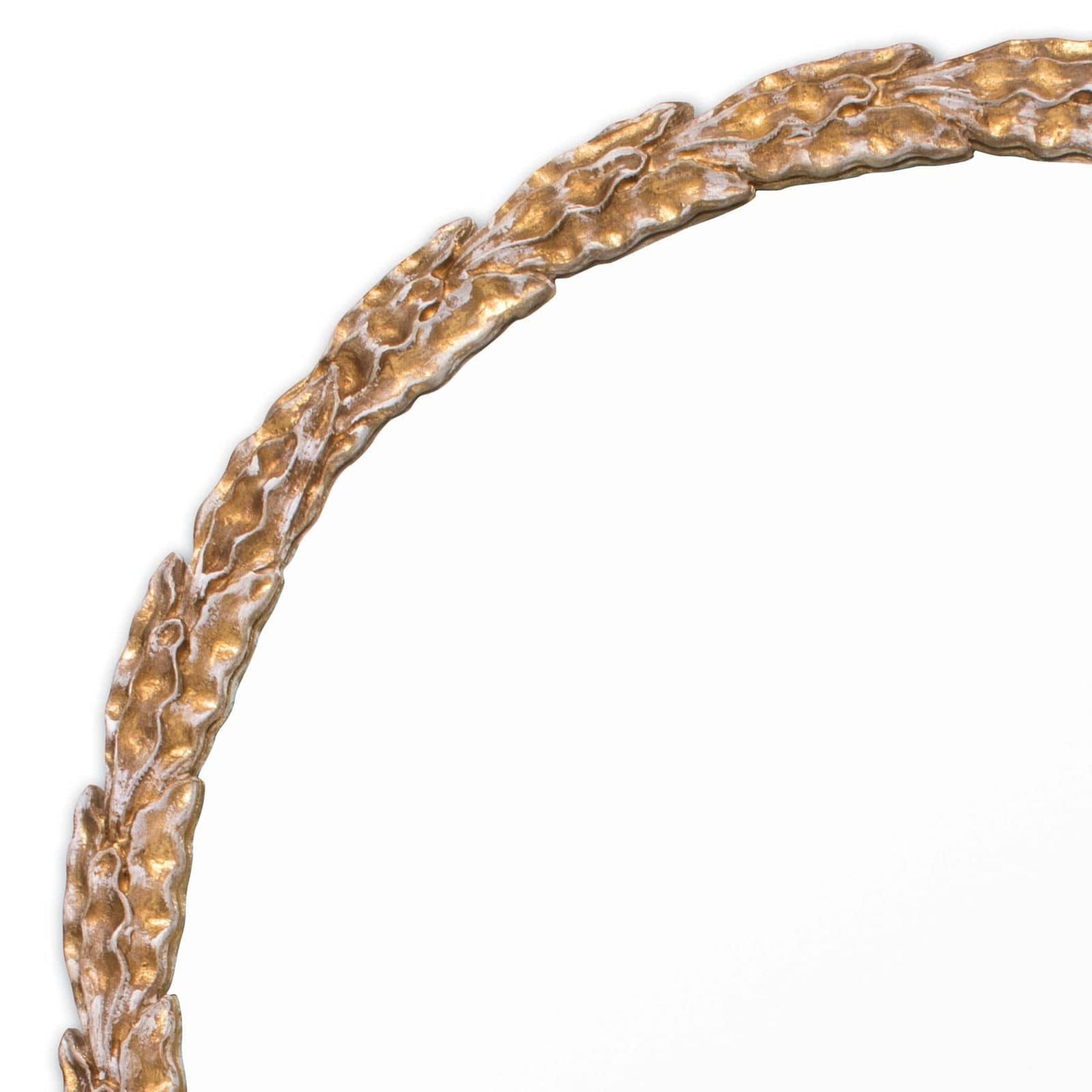 OLIVE BRANCH MIRROR GOLD LEAF