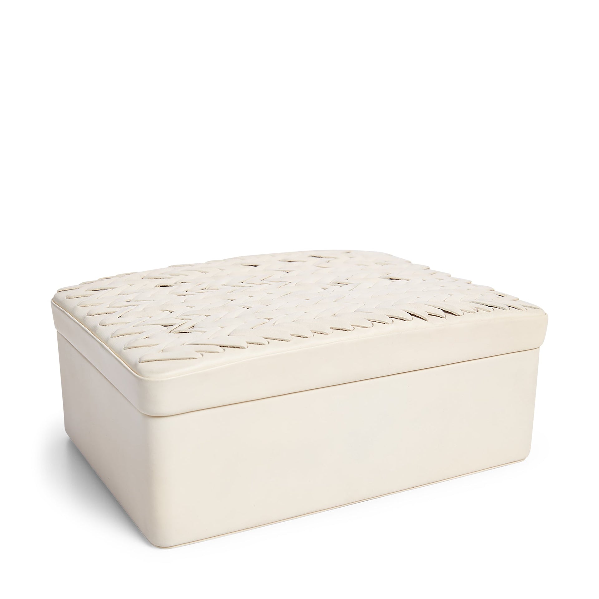 ADRIENNE BOX IN CALFSKIN - CREAM