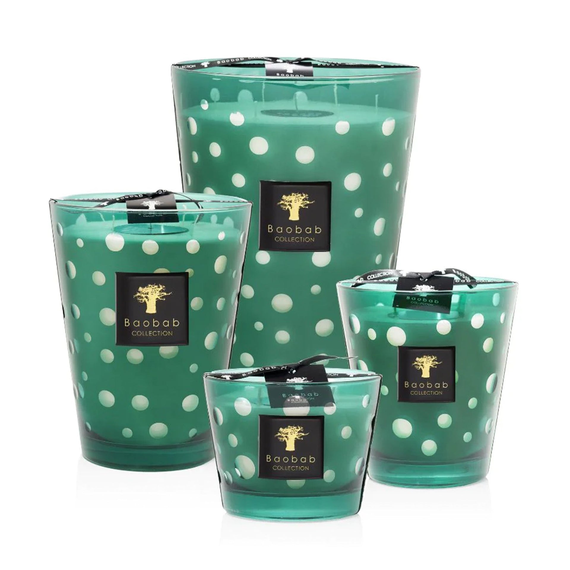 BUBBLES GREEN MAX10 BAOBAB SCENTED CANDLE