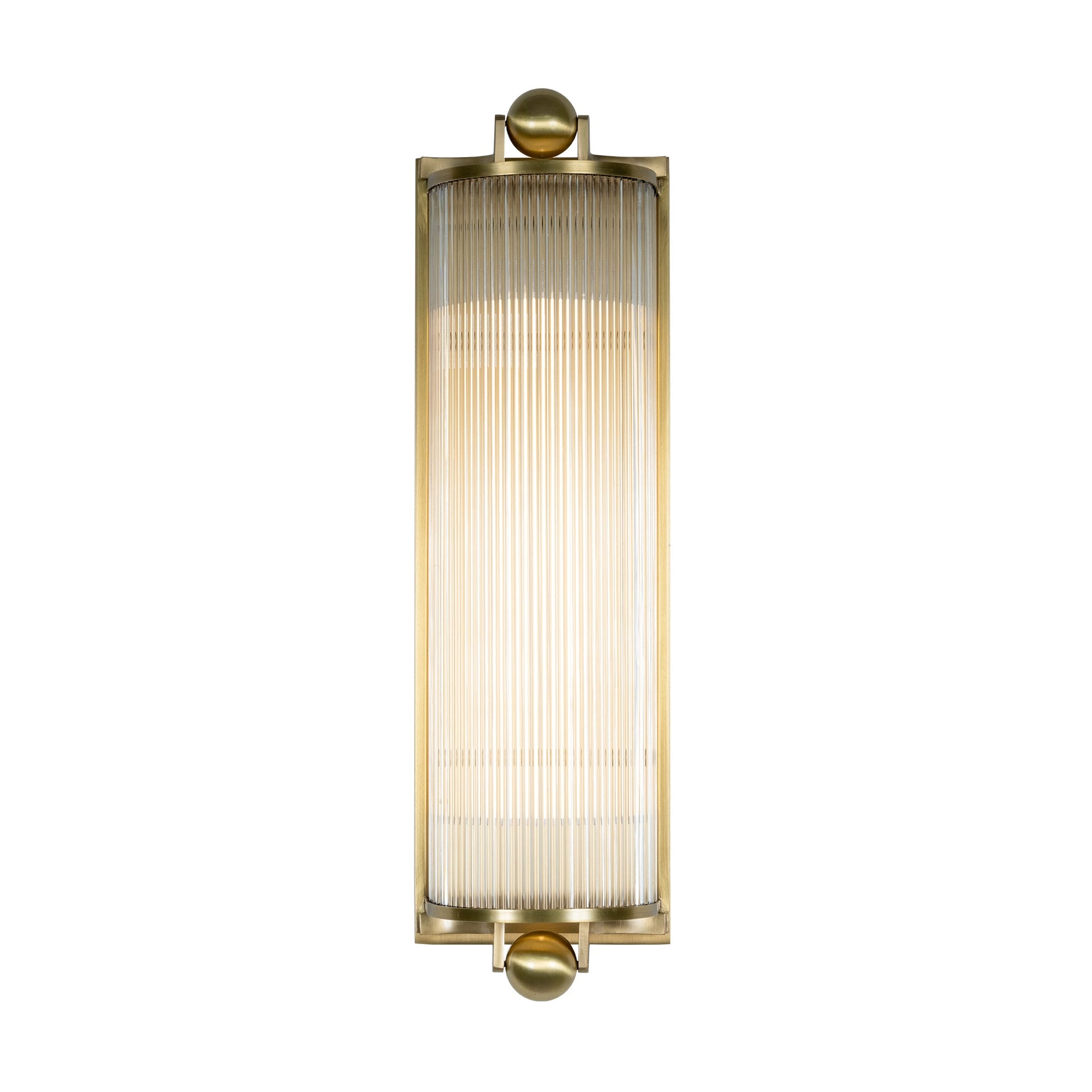 ANTIQUE BRASS LEVI SCONCE
