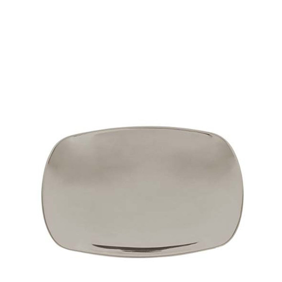 MALACHITE FULL PLATINUM RECTANGULAR TRAY 18 CM