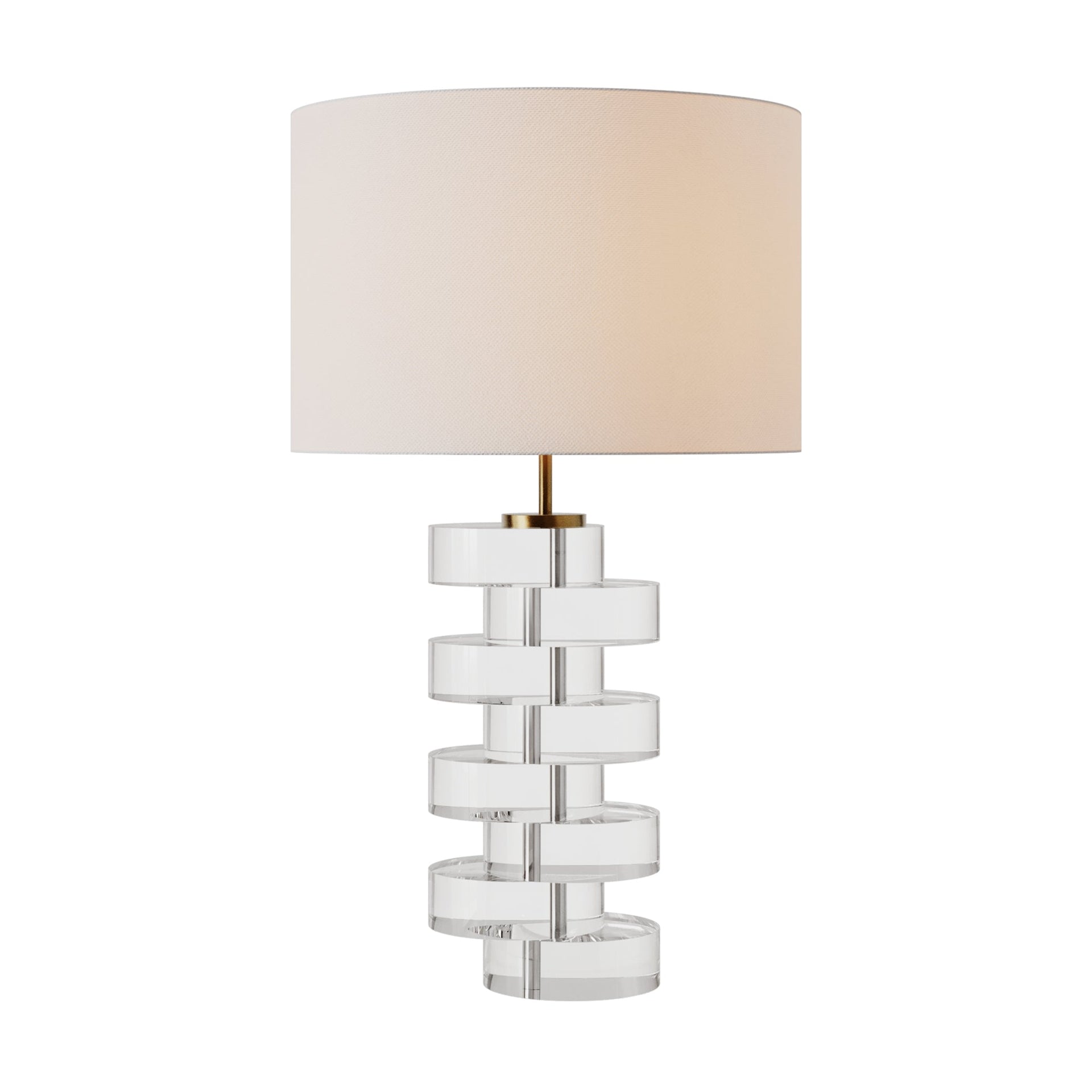 MALPOSED GEOMETRICAL CRYSTAL TABLE LAMP