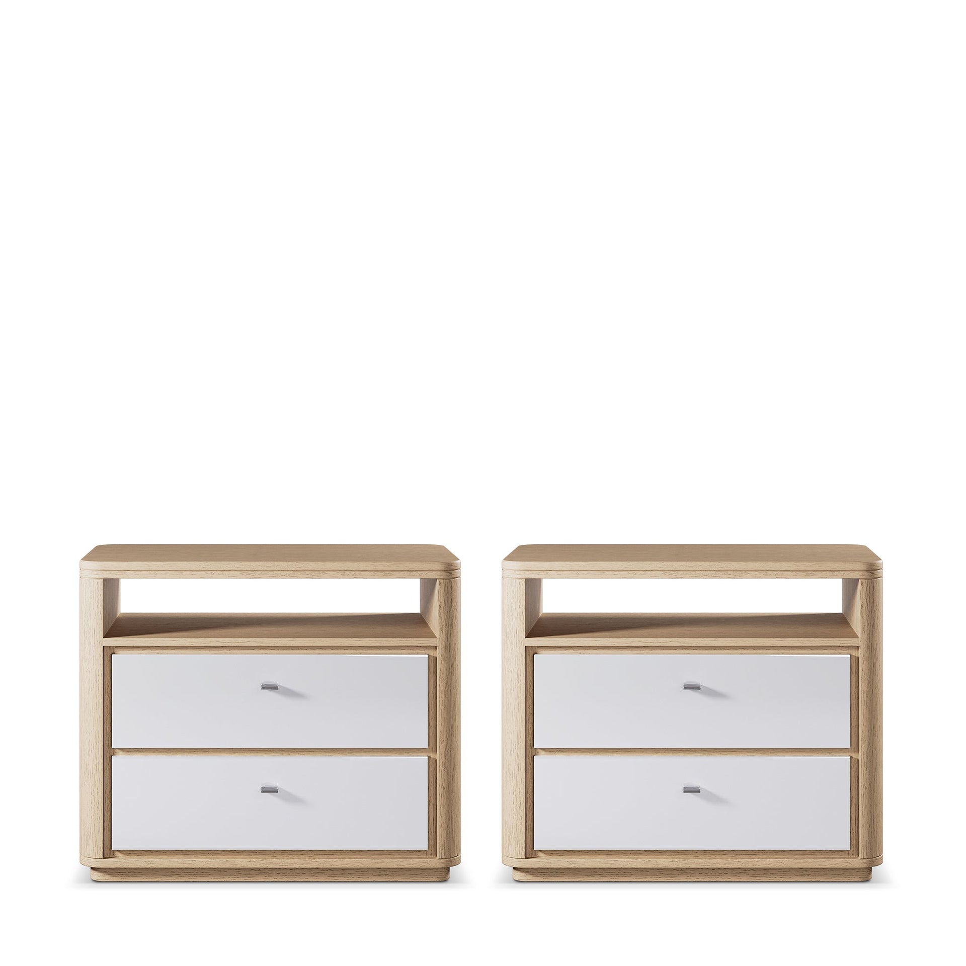 GEM WOODEN TOP NIGHTSTAND SET