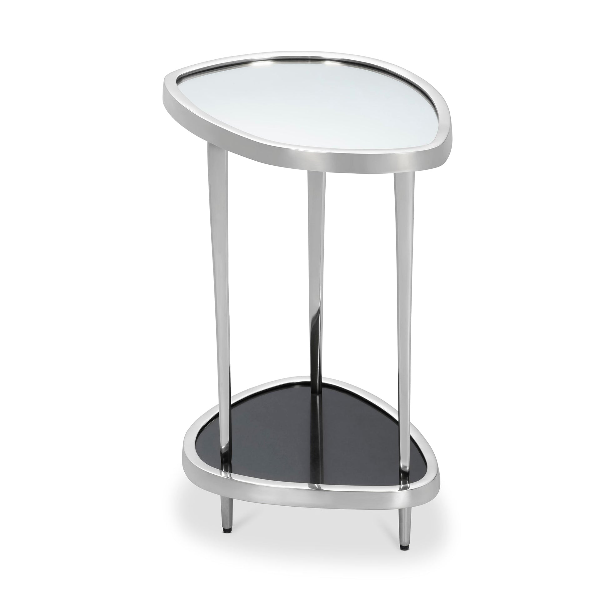 EARING NICKEL SIDE TABLE