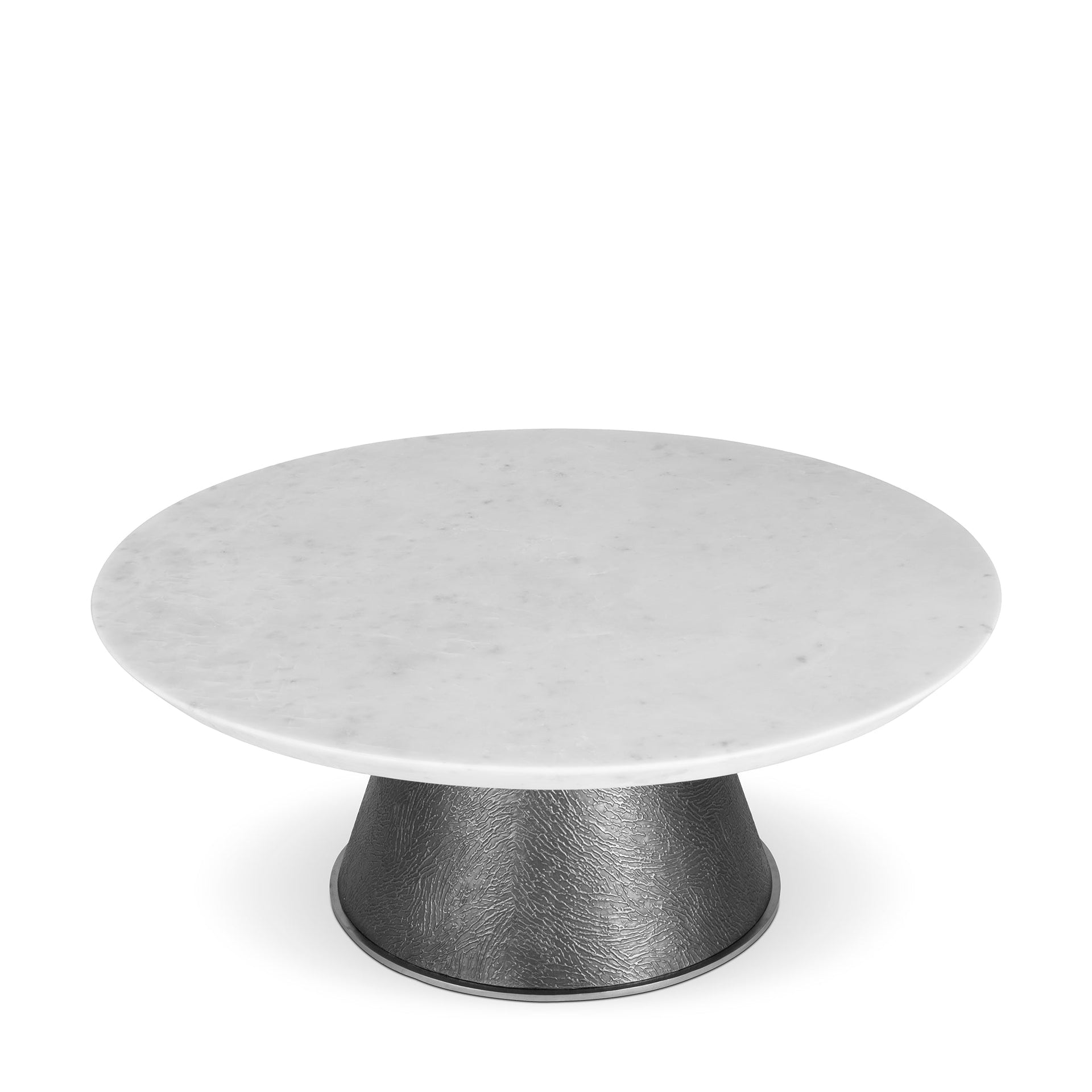 ZAIN BURNISHED SILVER COFFEE TABLE