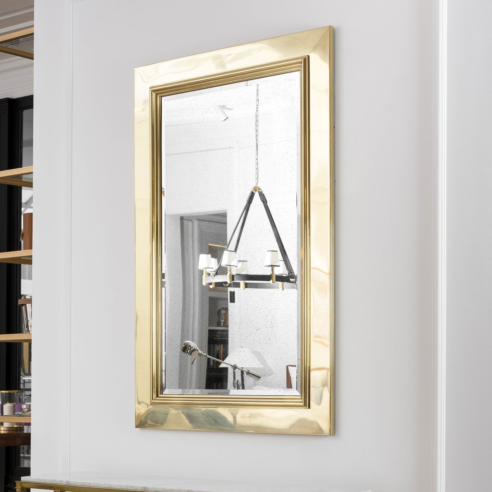 DUKE POLISHED STEEL MIRROR