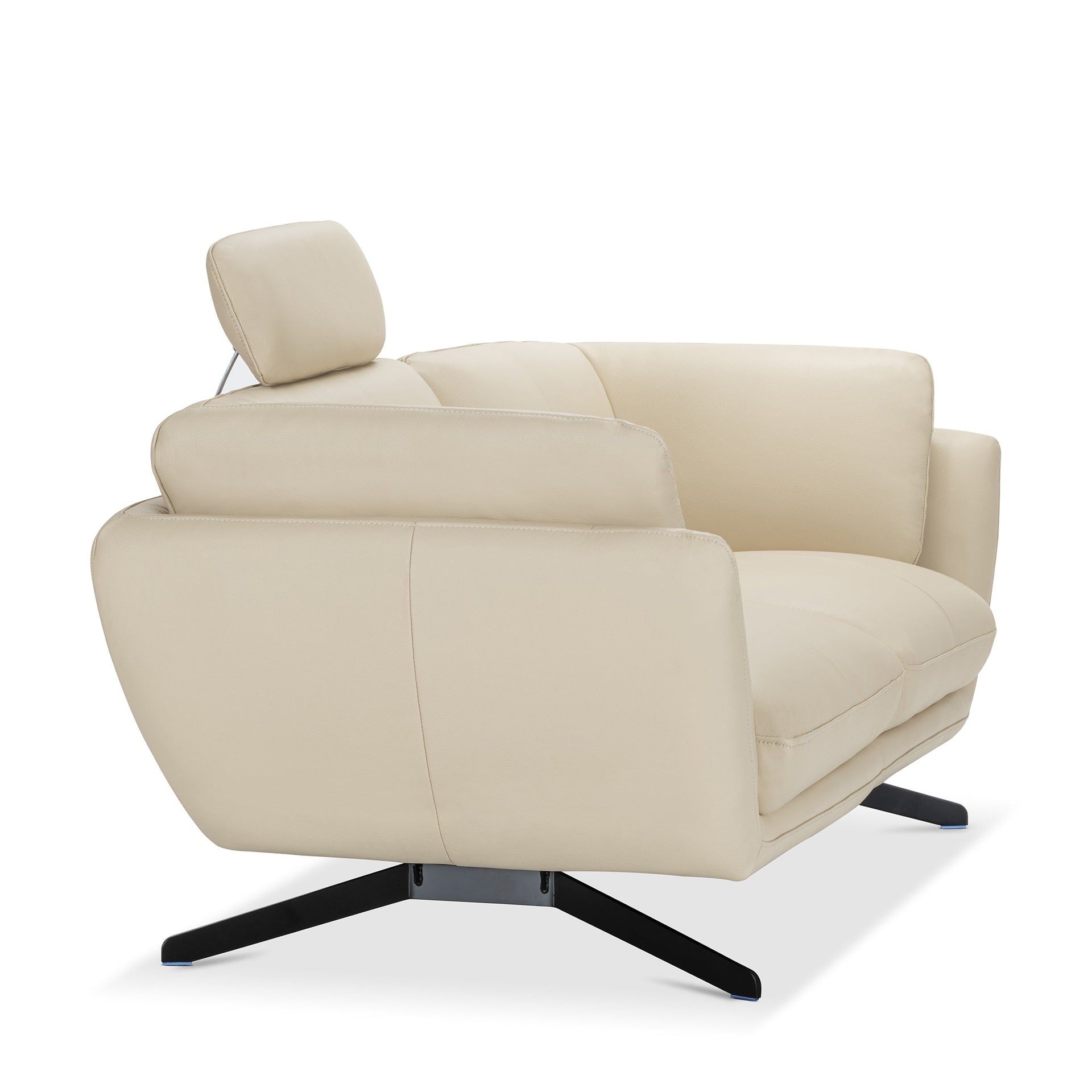 TOREY LEATHER LOVESEAT