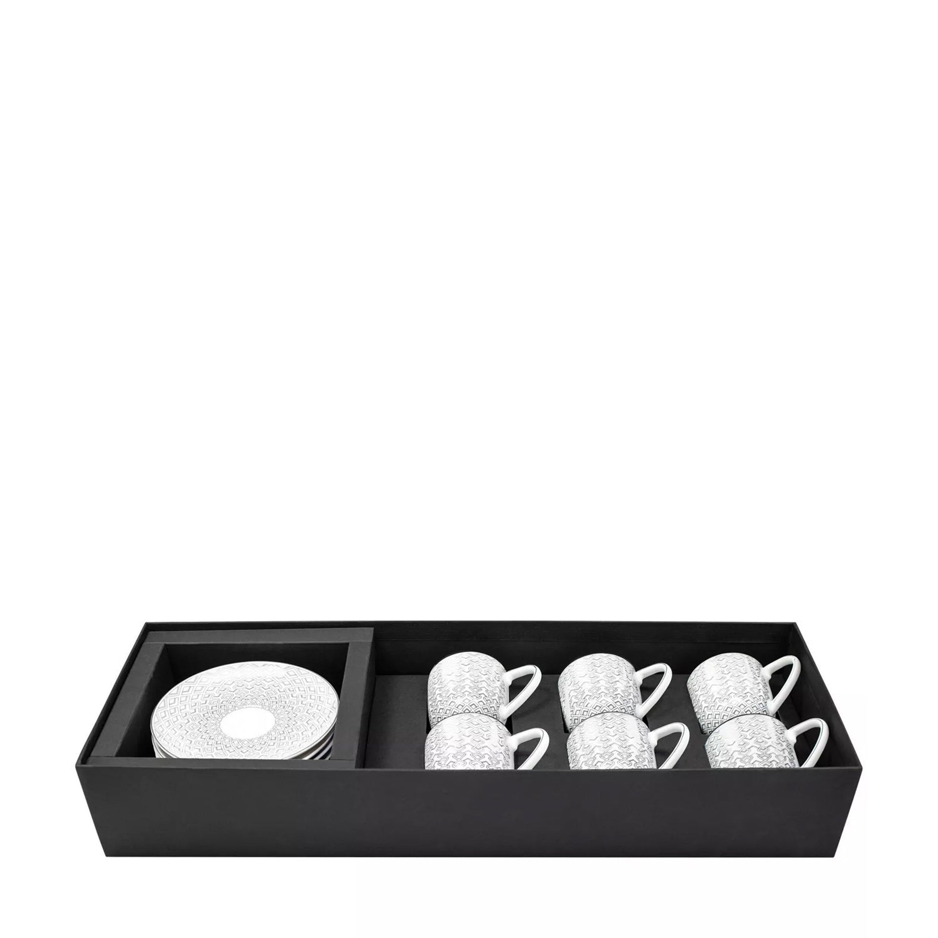 PANTHEON COFFEE CUP AND SAUCER SET OF 6